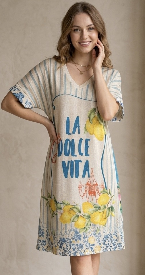 Mayorista kiki s.r.l. - VESTIDO ESTAMPADO