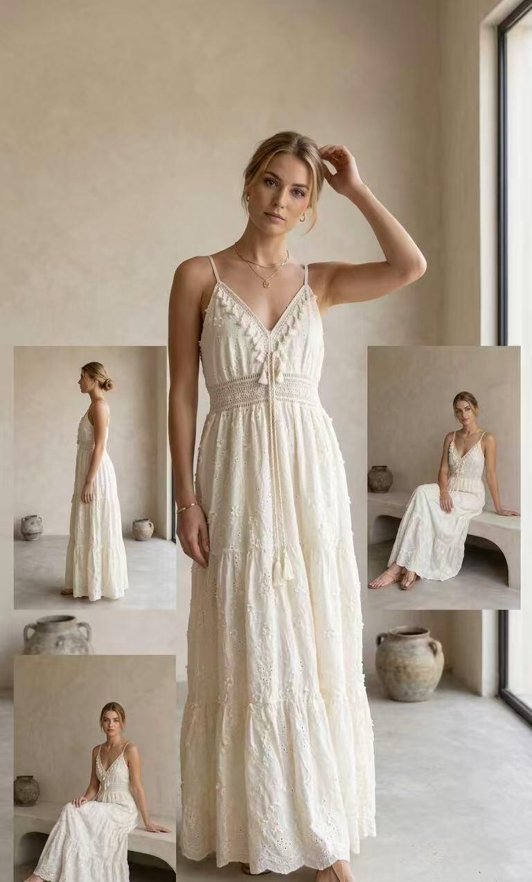 Mayorista kiki s.r.l. - Vestido de algodón