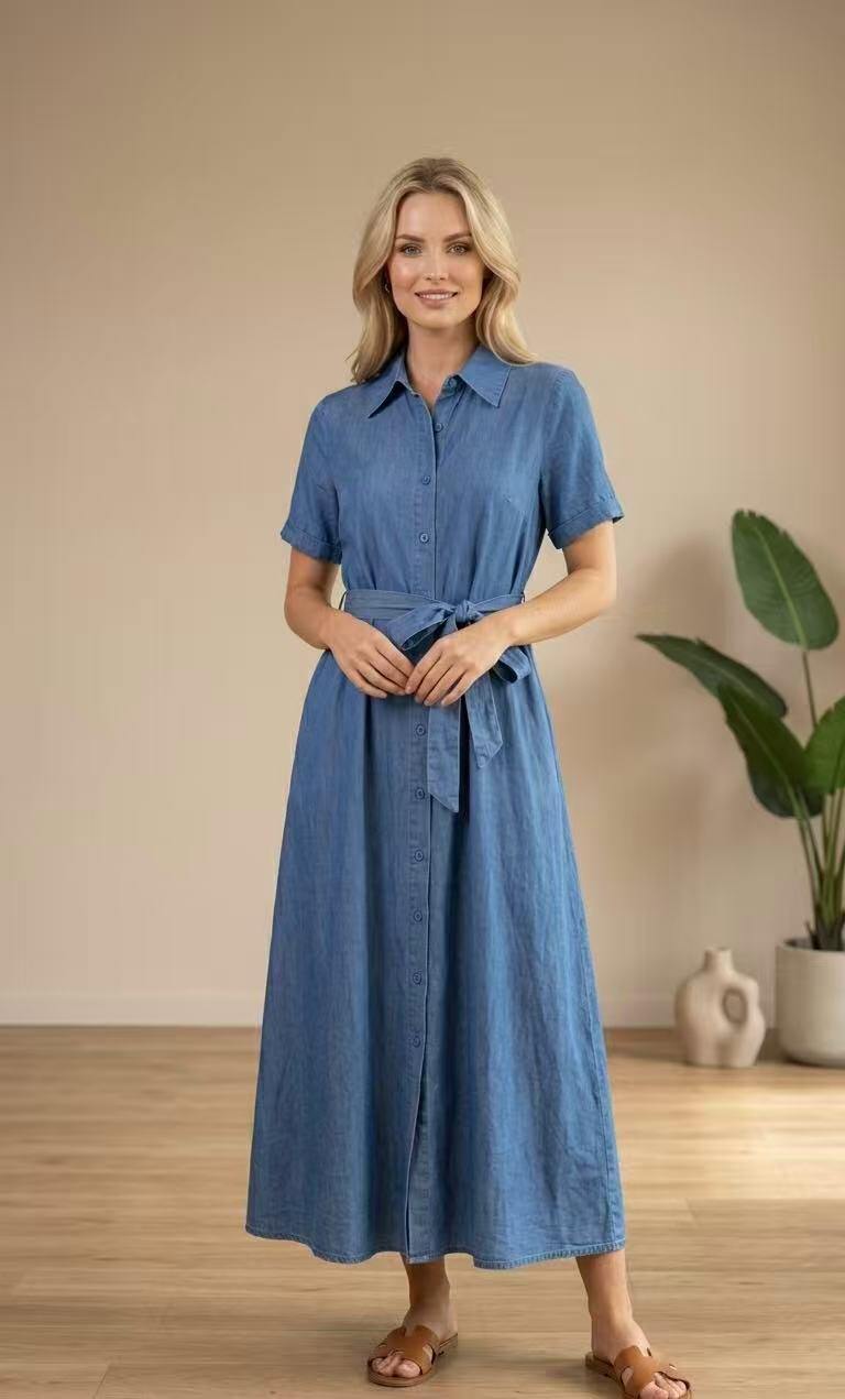Wholesaler kiki s.r.l. - Long dress with belt