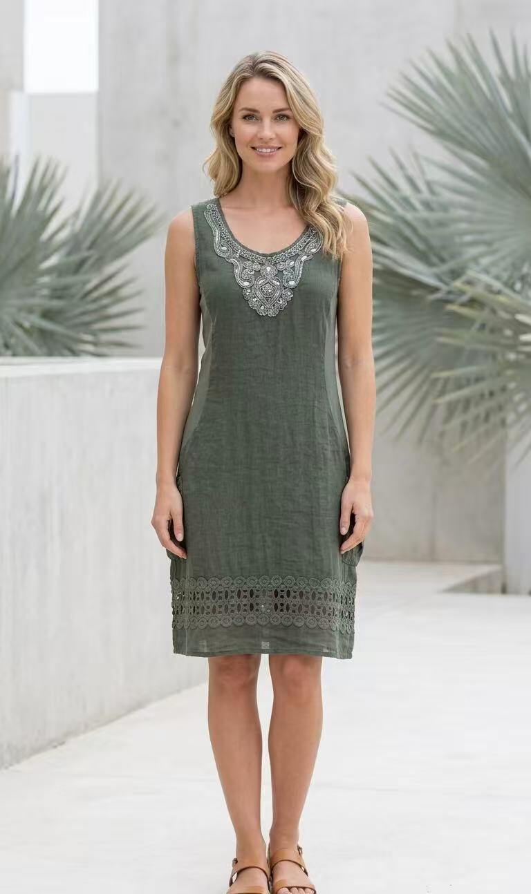 Wholesaler kiki s.r.l. - LINEN DRESS