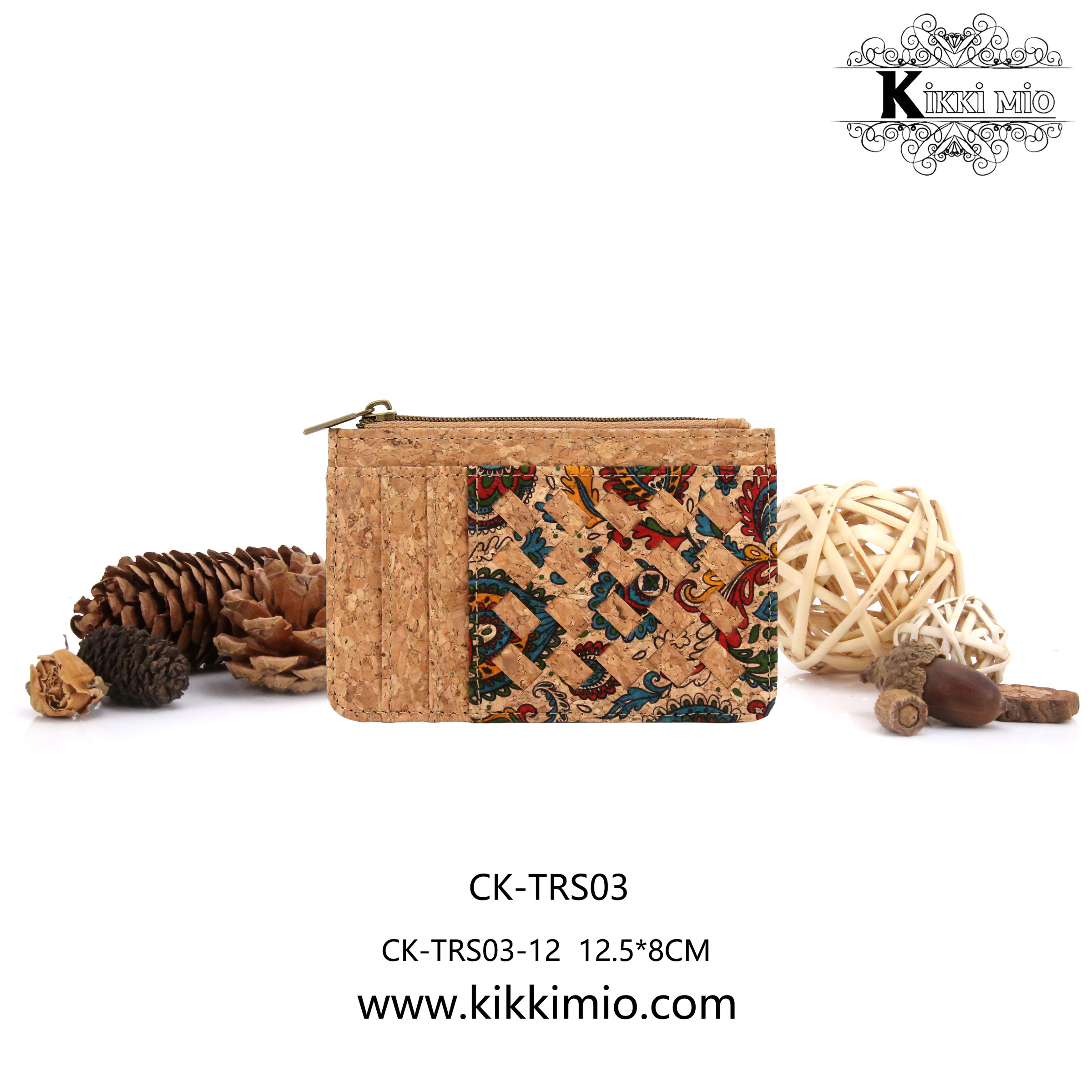 Mayorista KIKKI MIO - PORTATARJETAS DE CORCHO NATURAL ORIGINAL