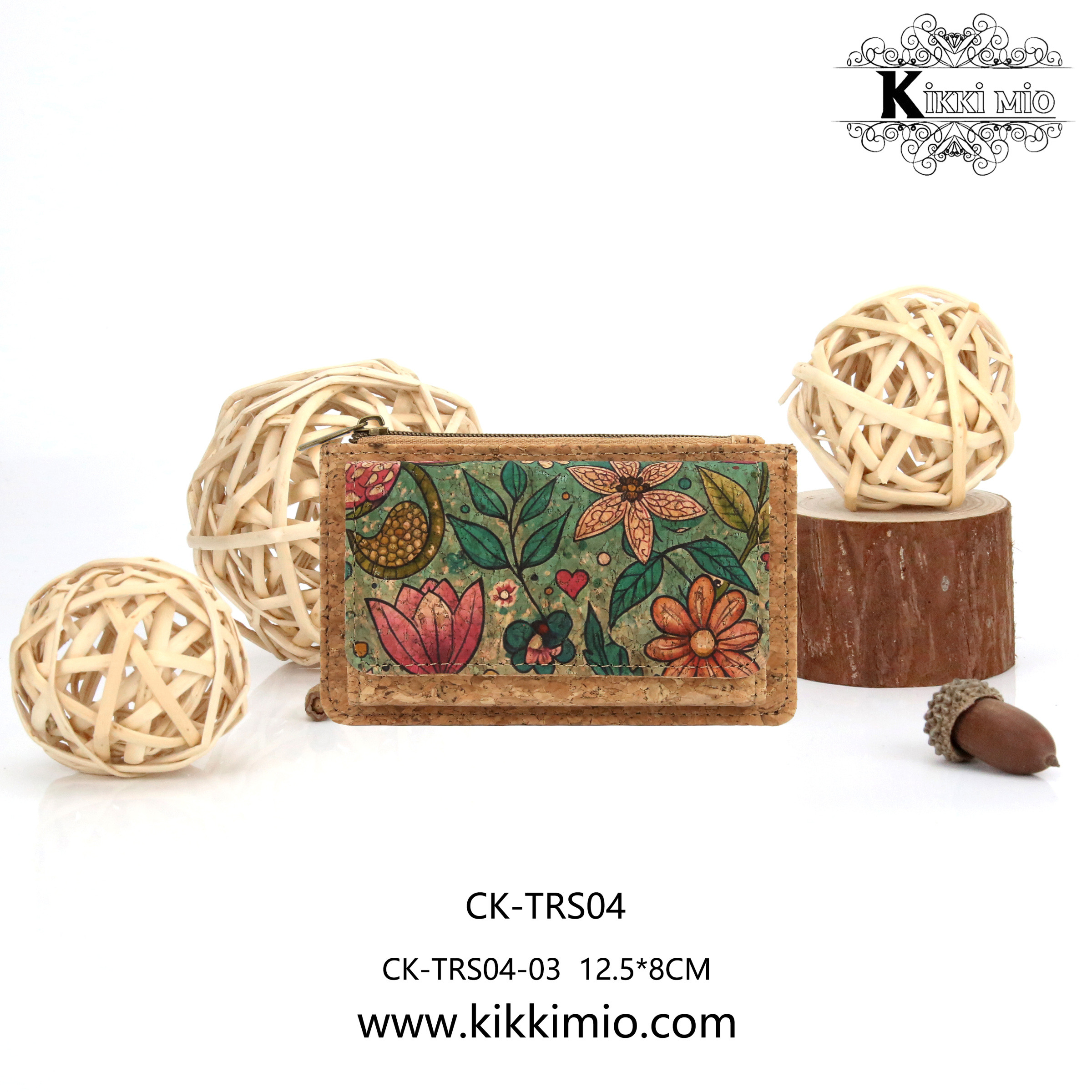 Mayorista KIKKI MIO - PORTATARJETAS DE CORCHO NATURAL ORIGINAL