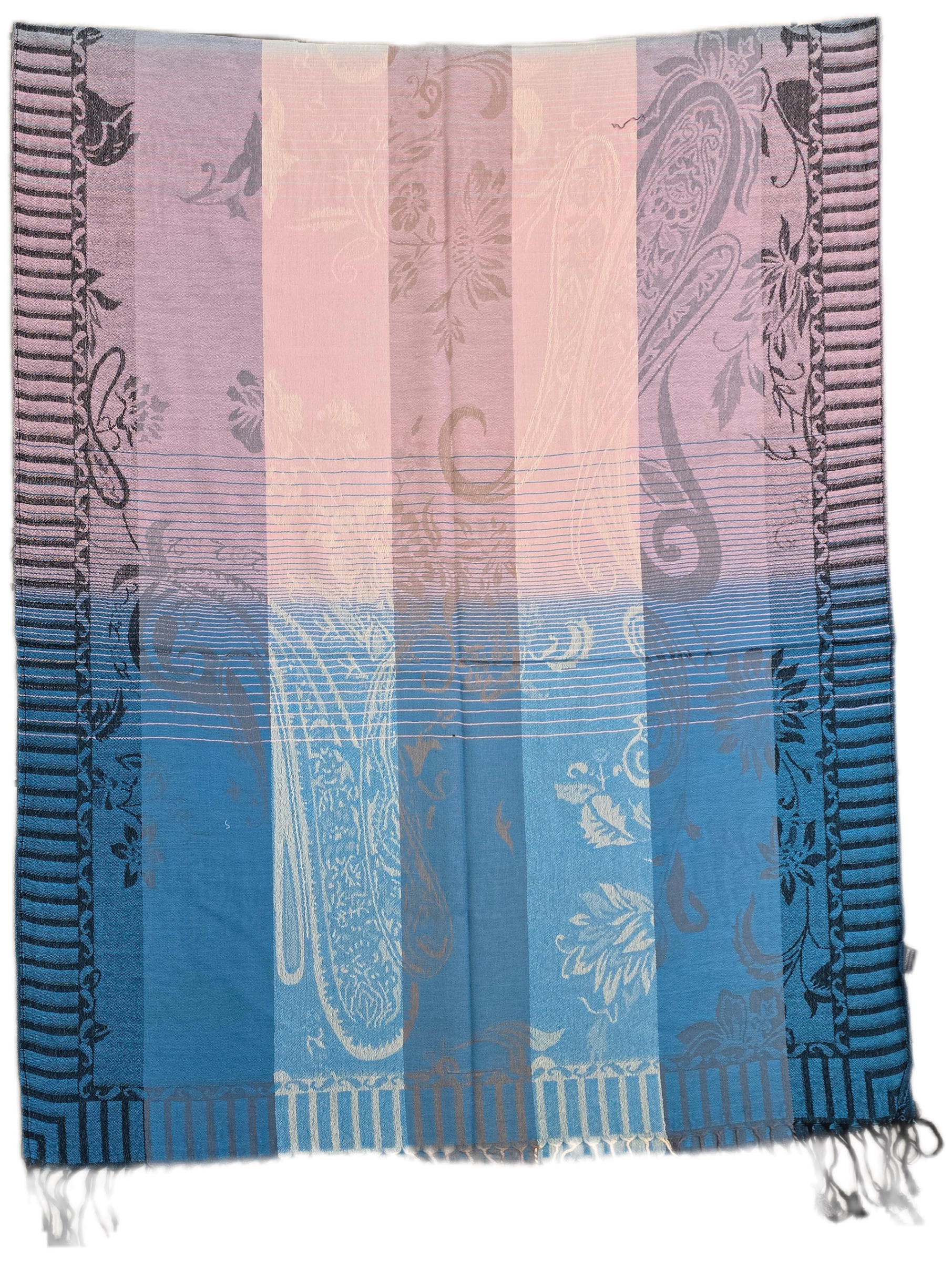 Wholesaler KIKKI MIO - WOMEN'S SCARF ETHNIC PATTERNS PACK OF 12 ASSORTED COLORS