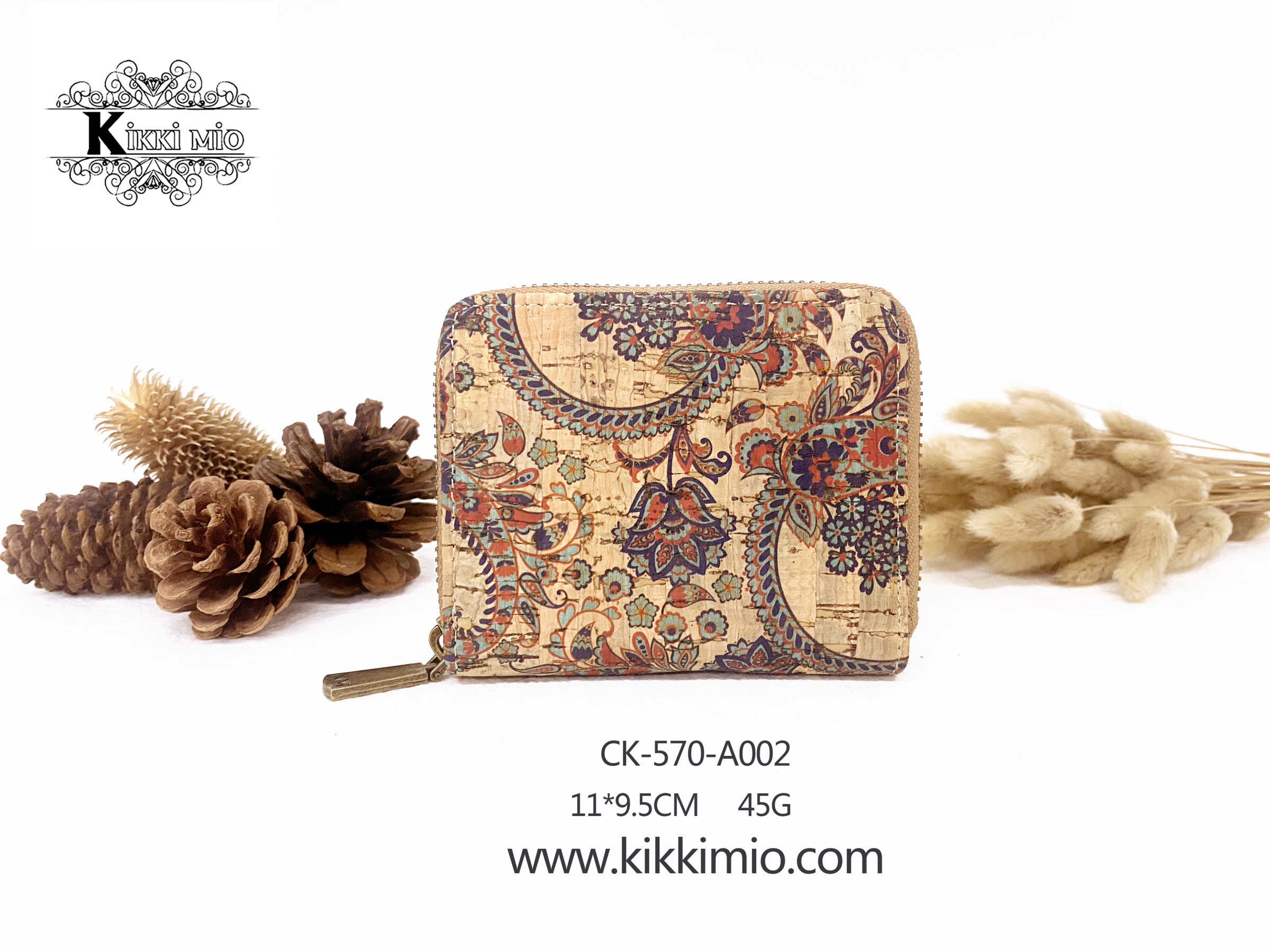 Großhändler KIKKI MIO - DAMEN-GELDBÖRSE AUS NATURKORK KLEIN