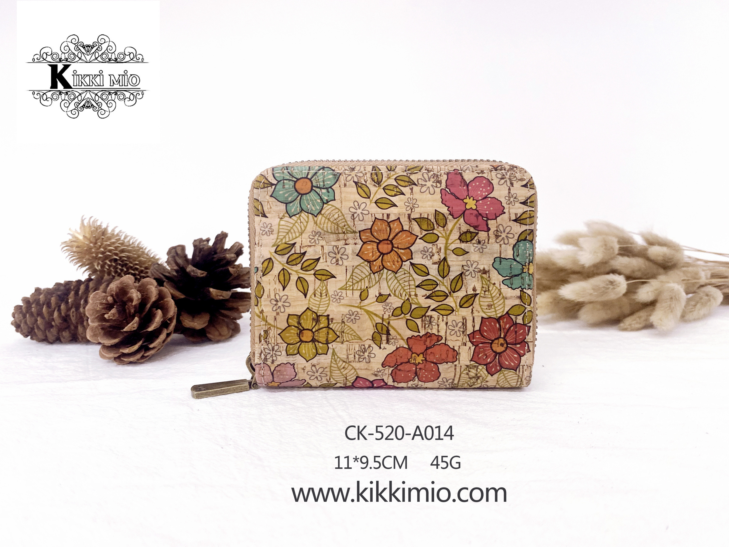 Großhändler KIKKI MIO - DAMEN-GELDBÖRSE AUS NATURKORK KLEIN
