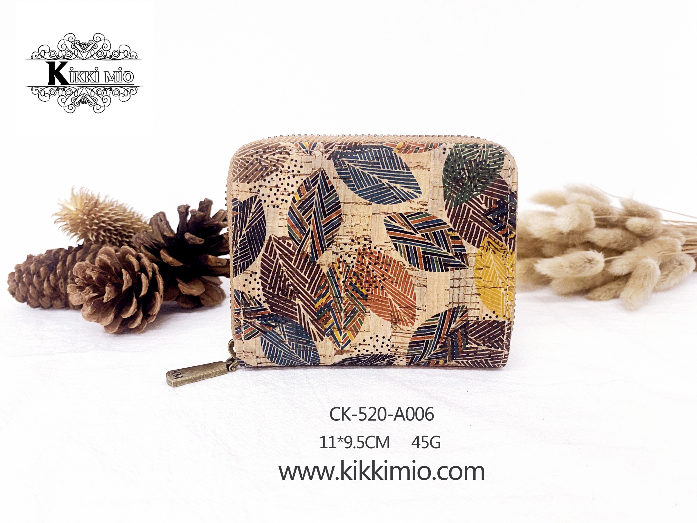Großhändler KIKKI MIO - DAMEN-GELDBÖRSE AUS NATURKORK KLEIN