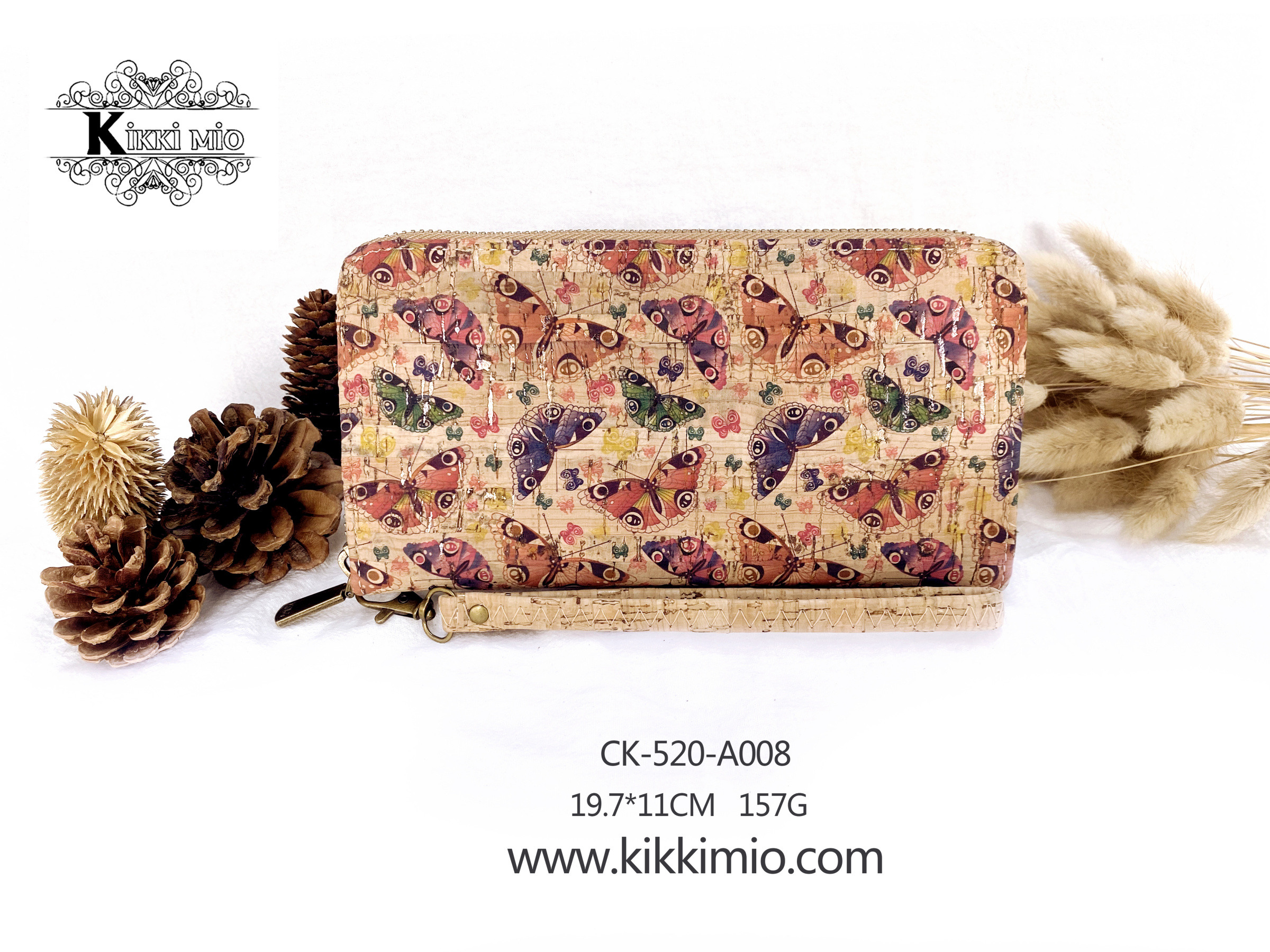 Grossista KIKKI MIO - PORTAFOGLIO DONNA IN SUGHERO NATURALE
