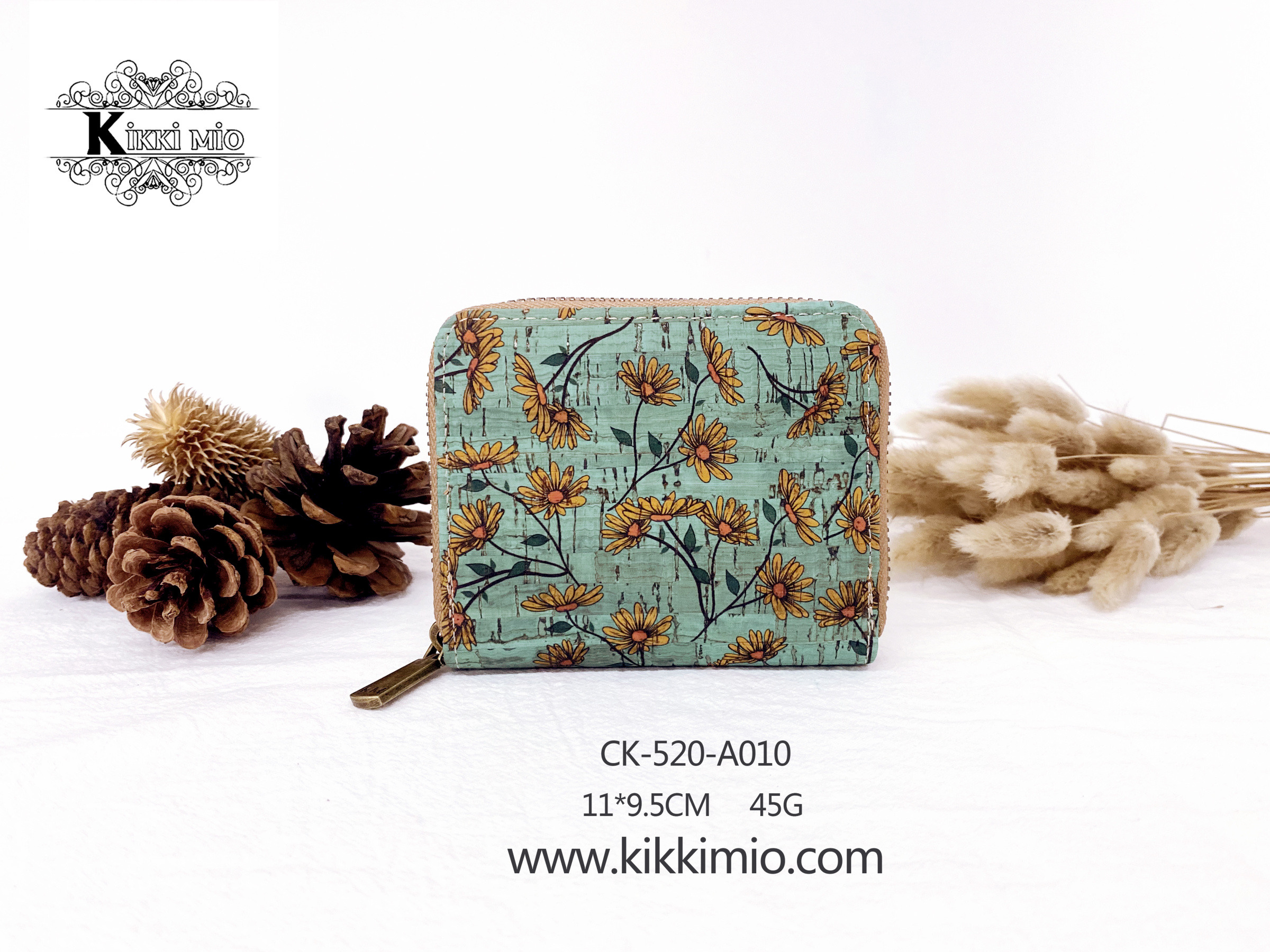 Großhändler KIKKI MIO - KLEINE DAMENBRIEFTASCHE AUS NATURKORK