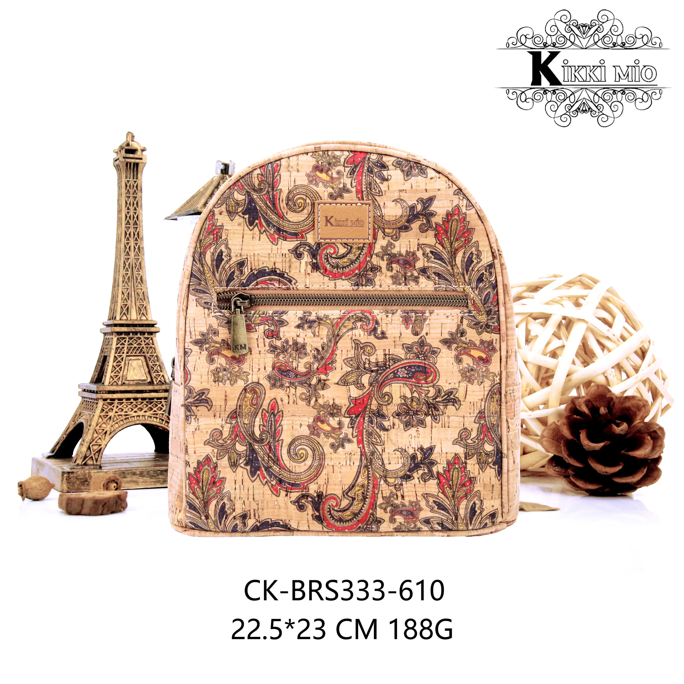 Großhändler KIKKI MIO - DAMEN-RUCKSACK AUS NATÜRLICHEM ORIGINAL-KORK