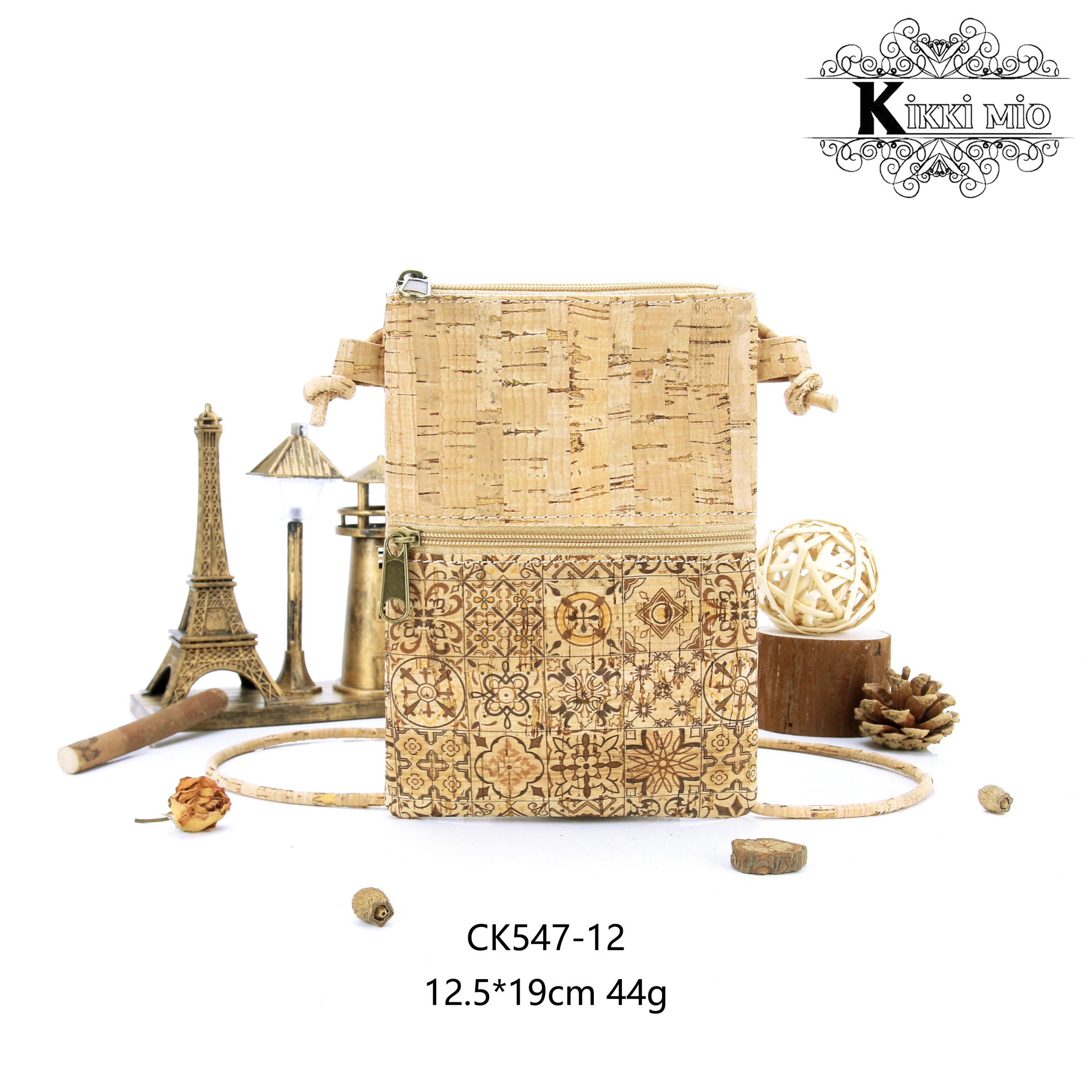Mayorista KIKKI MIO - FUNDA PARA MÓVIL DE MUJER EN CORCHO NATURAL ORIGINAL