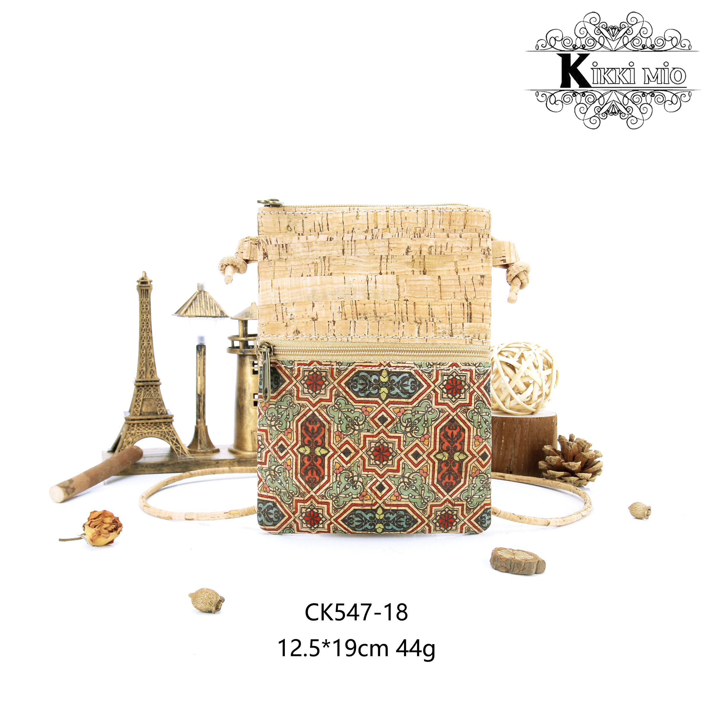 Wholesaler KIKKI MIO - WOMEN'S ORIGINAL NATURAL CORK PHONE HOLDER