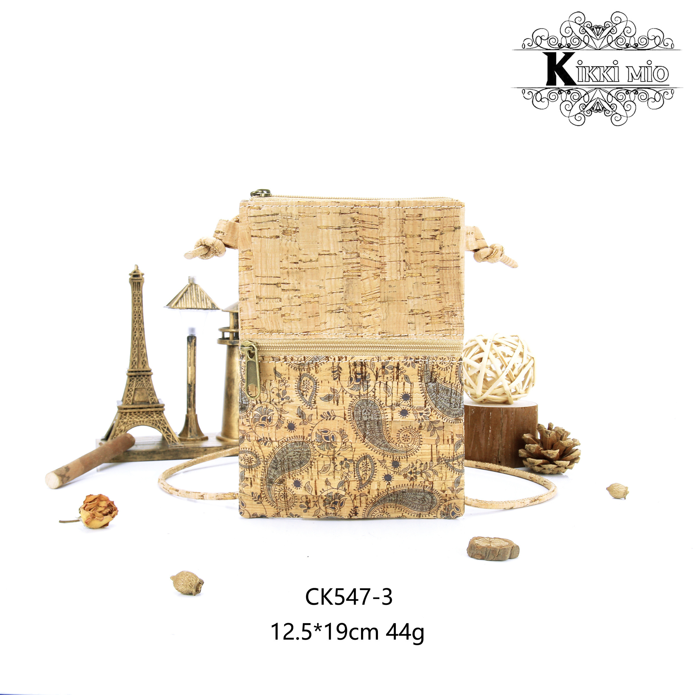 Mayorista KIKKI MIO - FUNDA PARA MÓVIL DE MUJER EN CORCHO NATURAL ORIGINAL