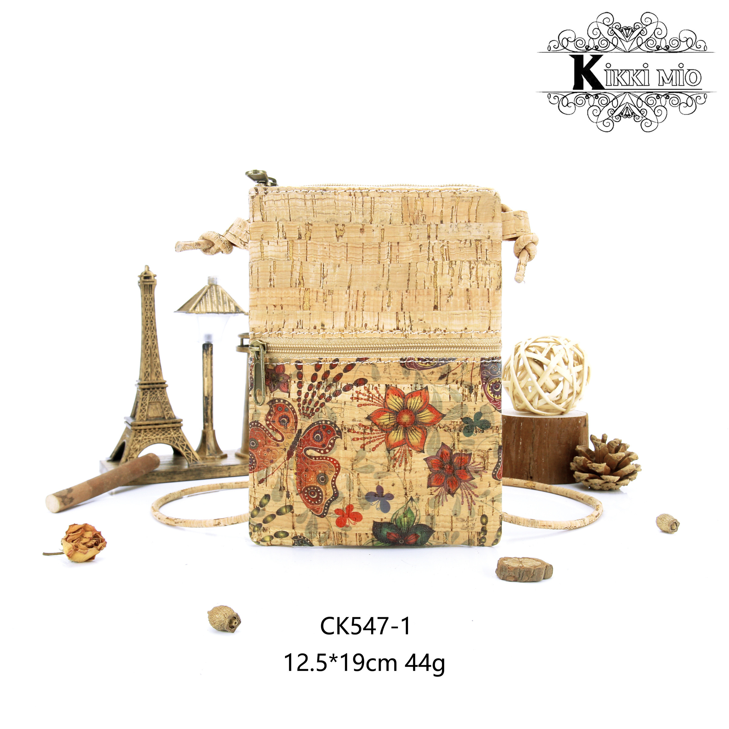 Mayorista KIKKI MIO - FUNDA PARA MÓVIL DE MUJER EN CORCHO NATURAL ORIGINAL