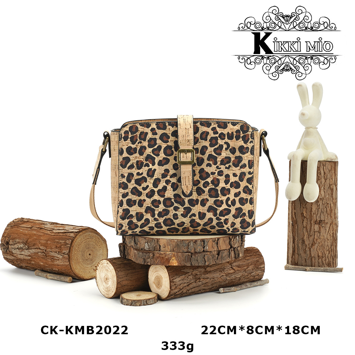 Wholesaler KIKKI MIO - ORIGINAL NATURAL CORK WOMEN'S HANDBAG
