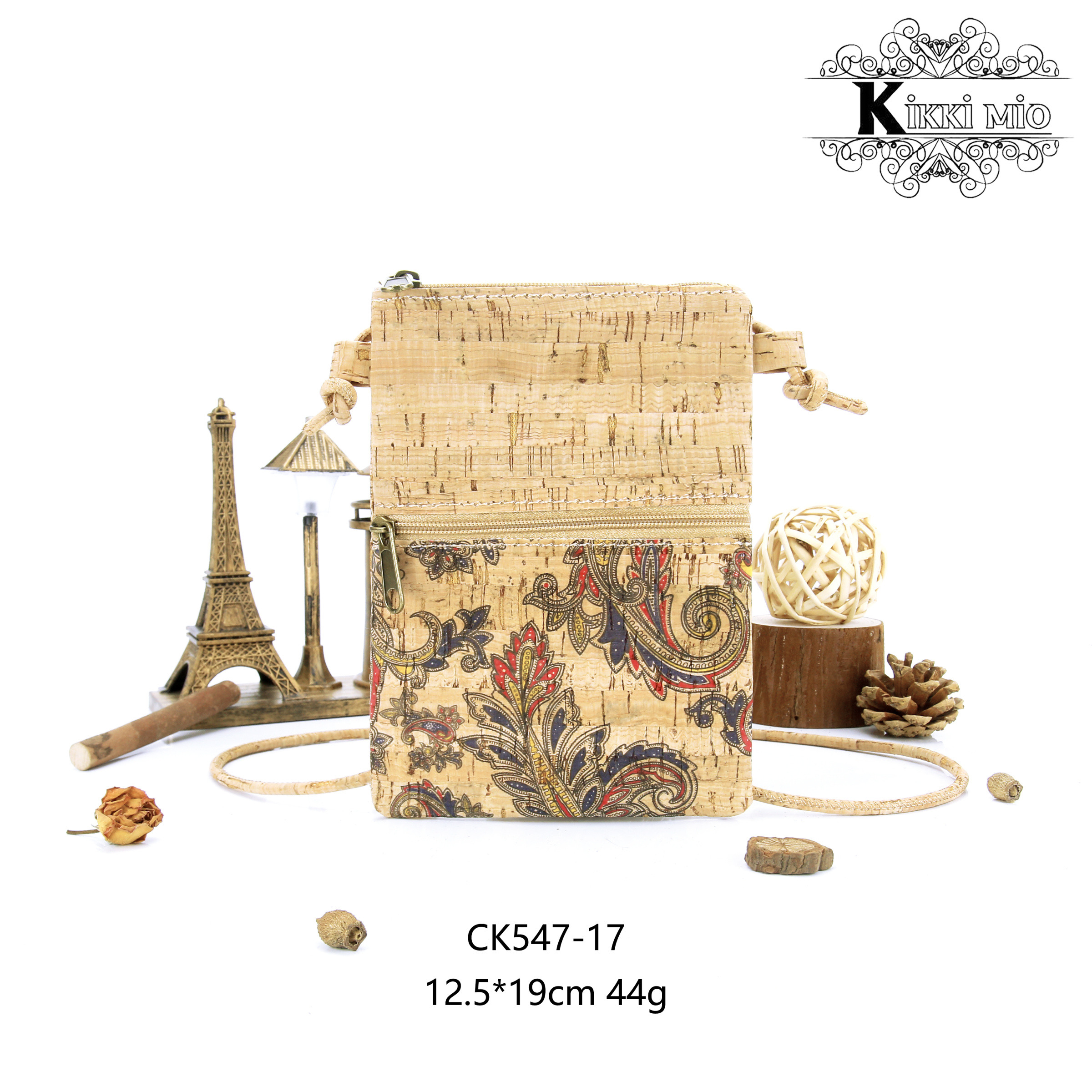 Mayorista KIKKI MIO - FUNDA PARA MÓVIL DE MUJER EN CORCHO NATURAL ORIGINAL