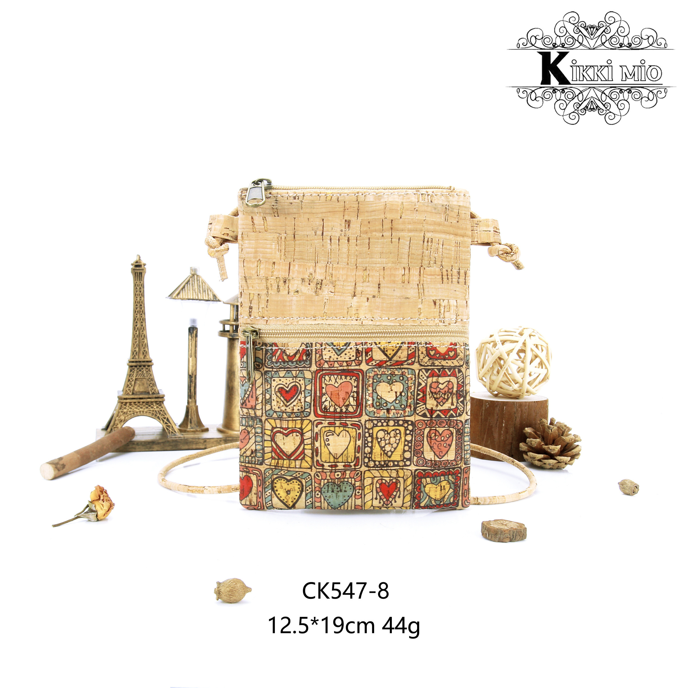 Mayorista KIKKI MIO - FUNDA PARA MÓVIL DE MUJER EN CORCHO NATURAL ORIGINAL