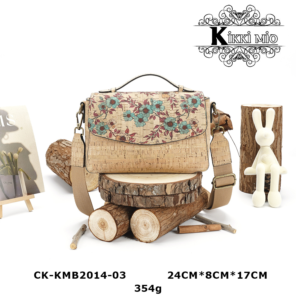 Mayorista KIKKI MIO - BOLSO DE MUJER DE CORCHO ORIGINAL NATURAL