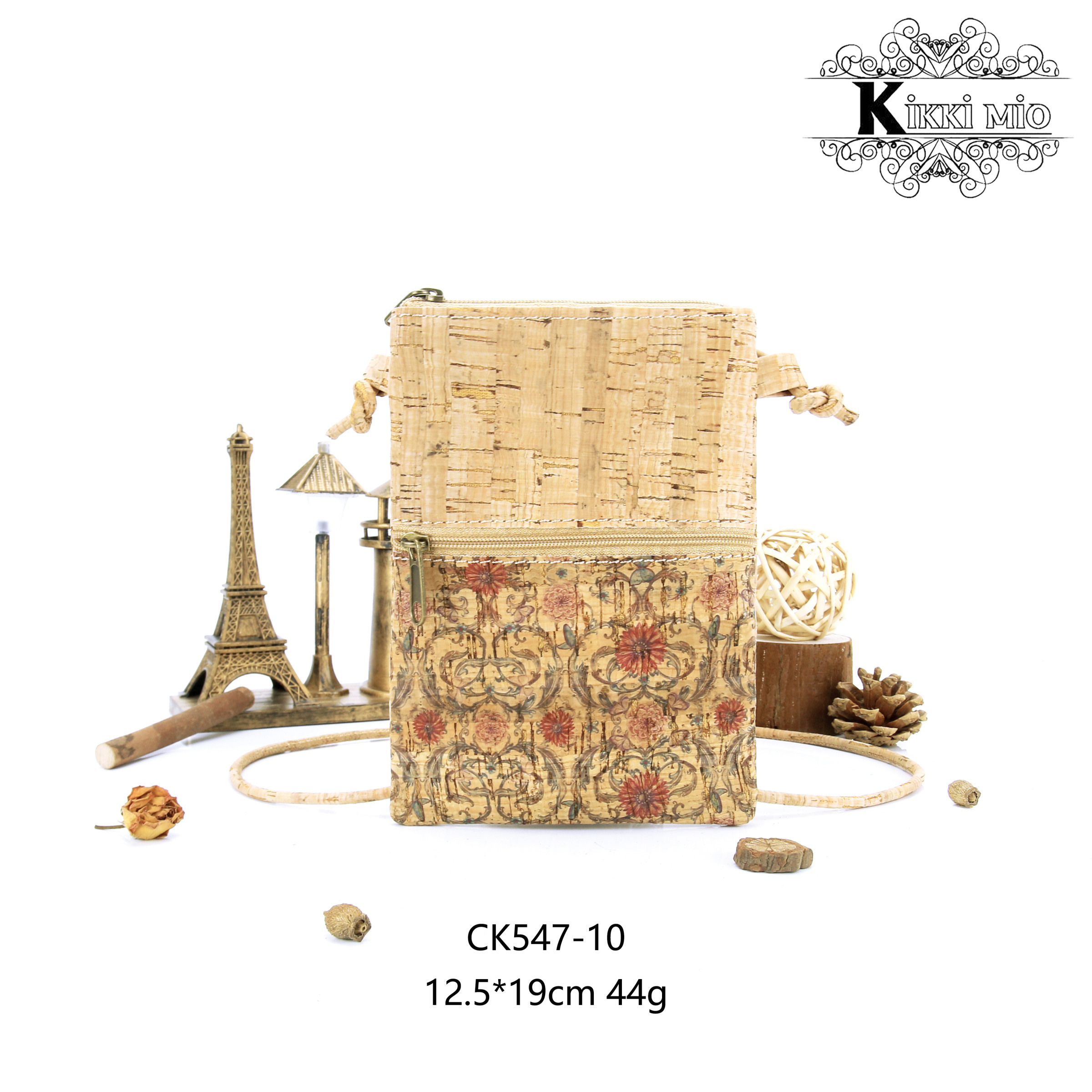 Mayorista KIKKI MIO - FUNDA PARA MÓVIL DE MUJER EN CORCHO NATURAL ORIGINAL