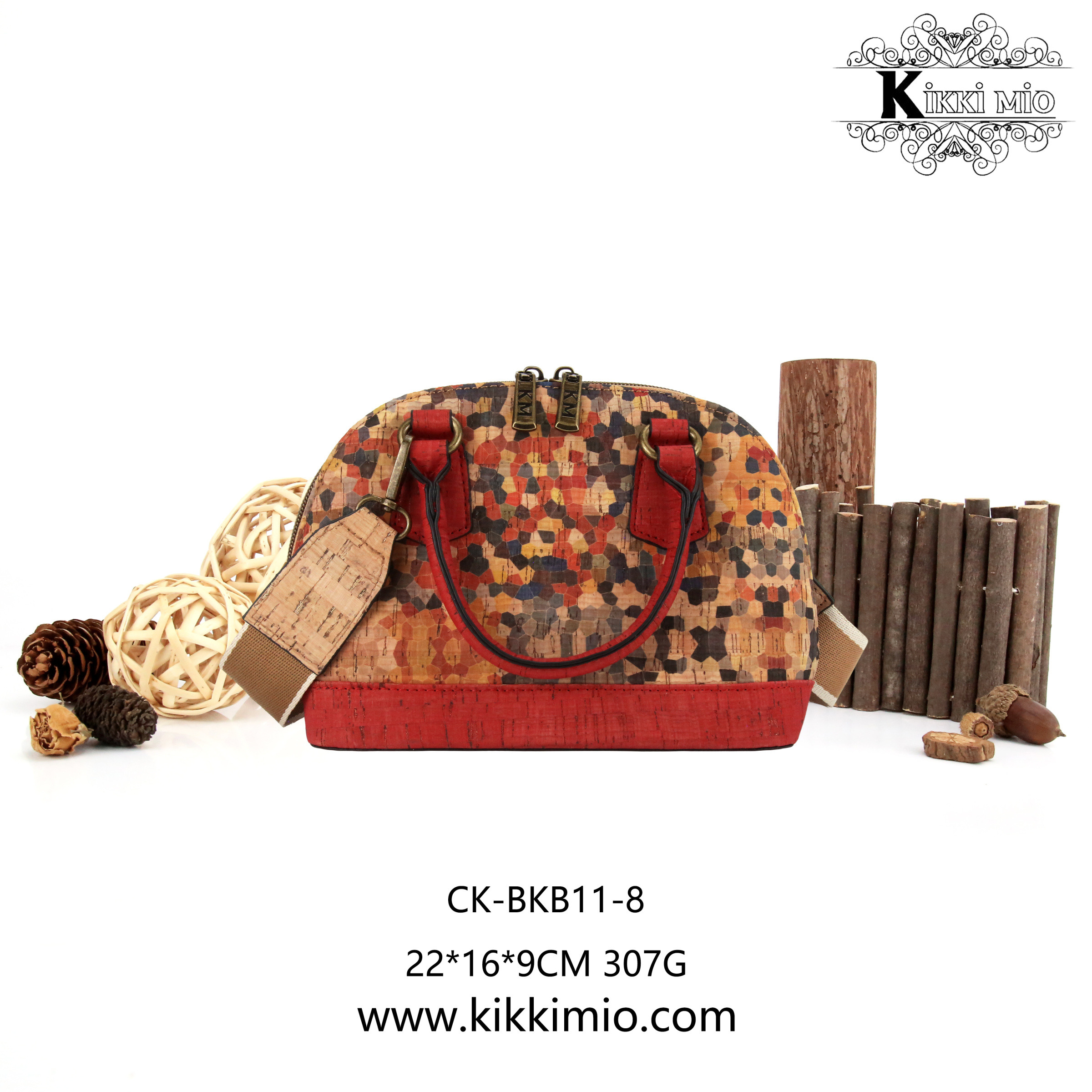 Wholesaler KIKKI MIO - WOMEN'S BAG IN NATURAL CORK