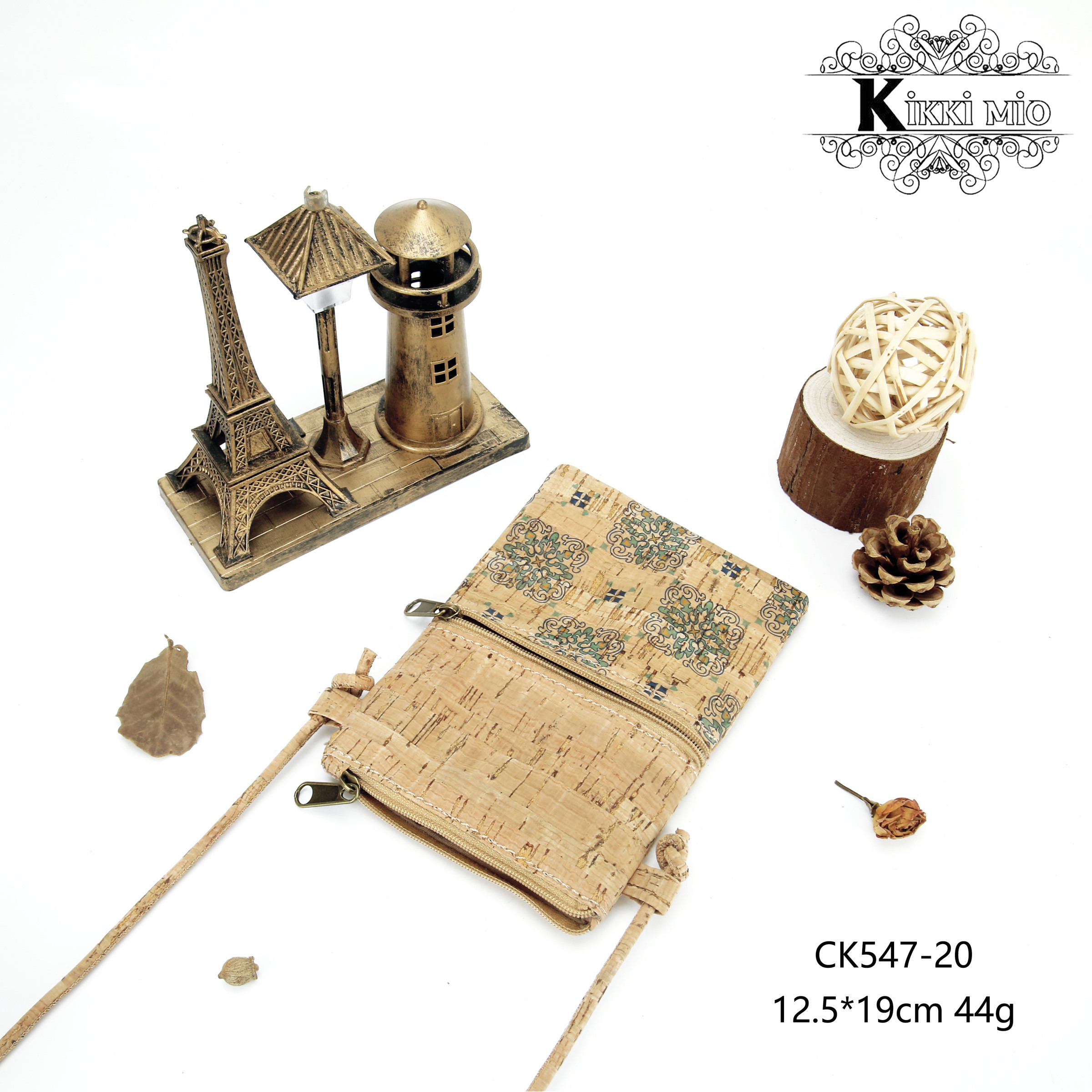 Mayorista KIKKI MIO - FUNDA PARA MÓVIL DE MUJER EN CORCHO NATURAL ORIGINAL