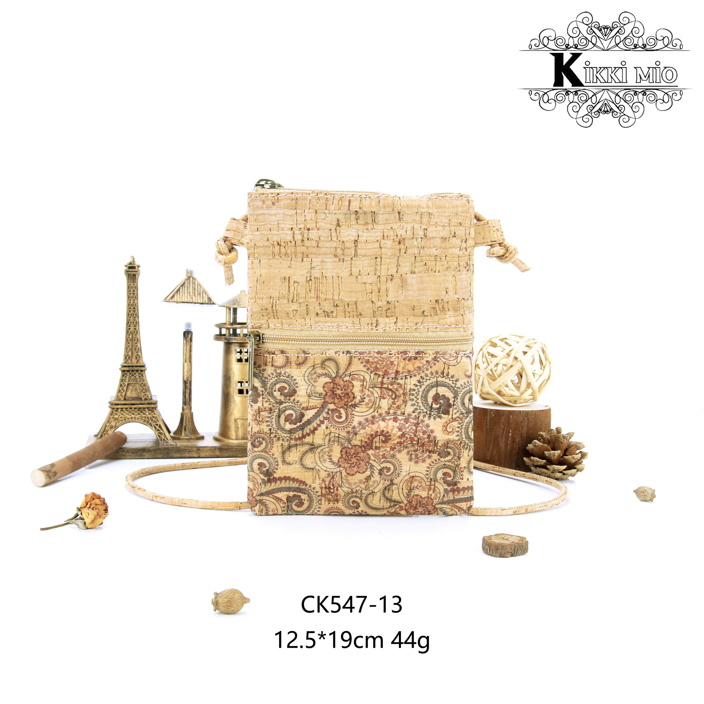 Mayorista KIKKI MIO - FUNDA PARA MÓVIL DE MUJER EN CORCHO NATURAL ORIGINAL