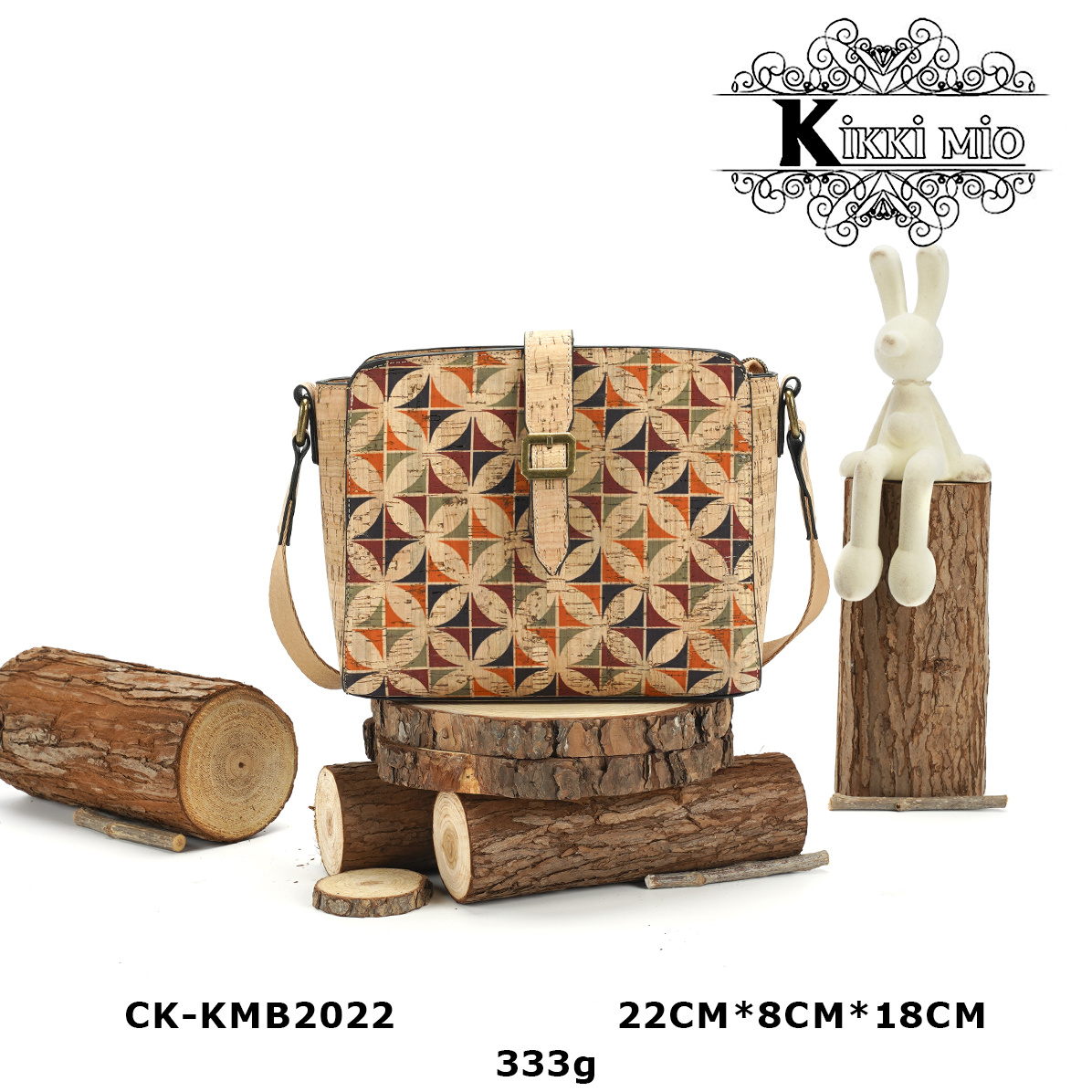Wholesaler KIKKI MIO - WOMEN'S BAG IN ORIGINAL NATURAL CORK