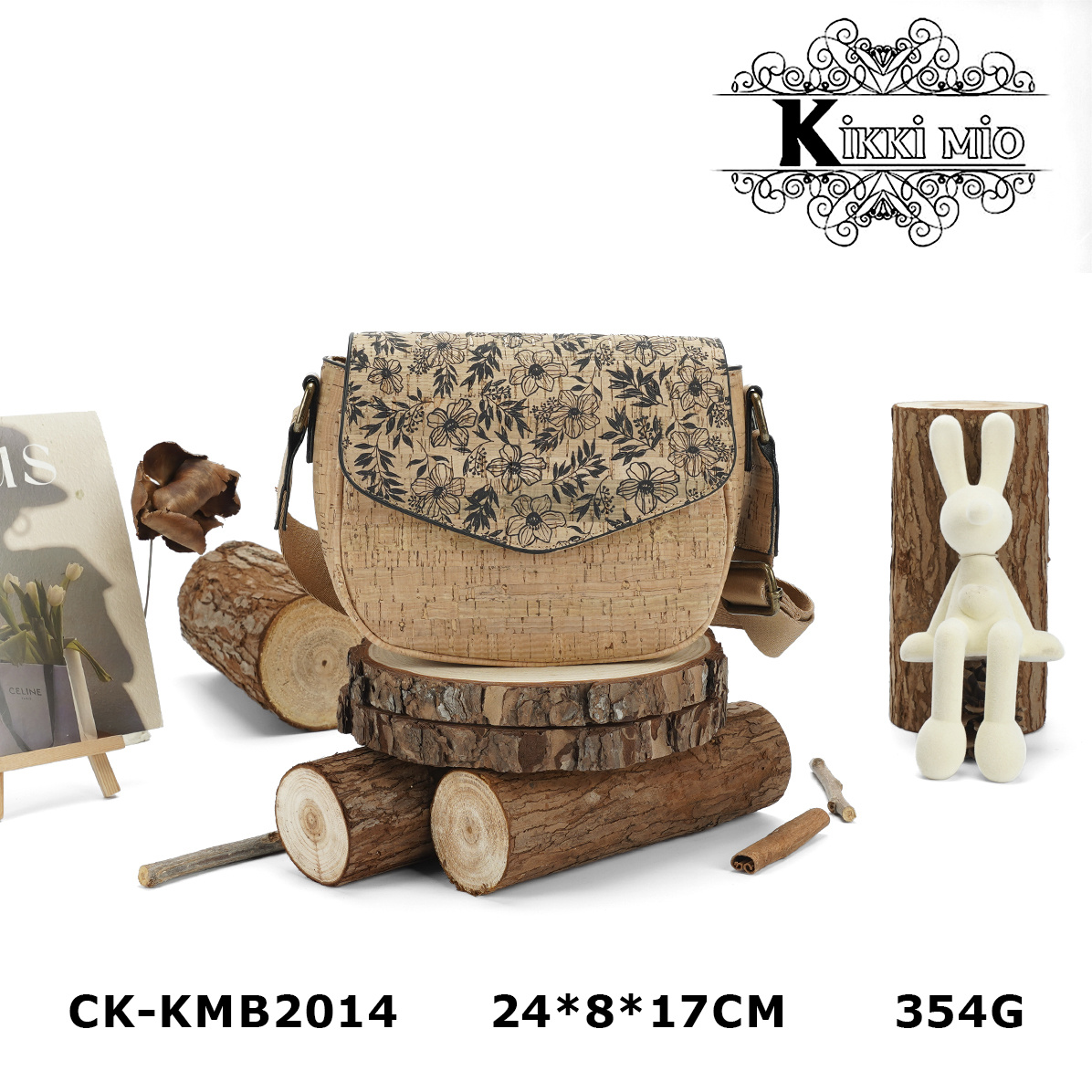 Mayorista KIKKI MIO - BOLSO DE MUJER EN CORCHO ORIGINAL NATURAL