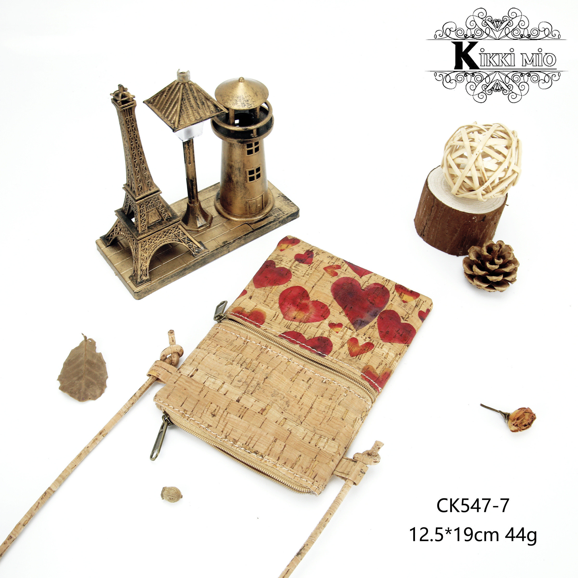 Mayorista KIKKI MIO - FUNDA PARA MÓVIL DE MUJER EN CORCHO NATURAL ORIGINAL