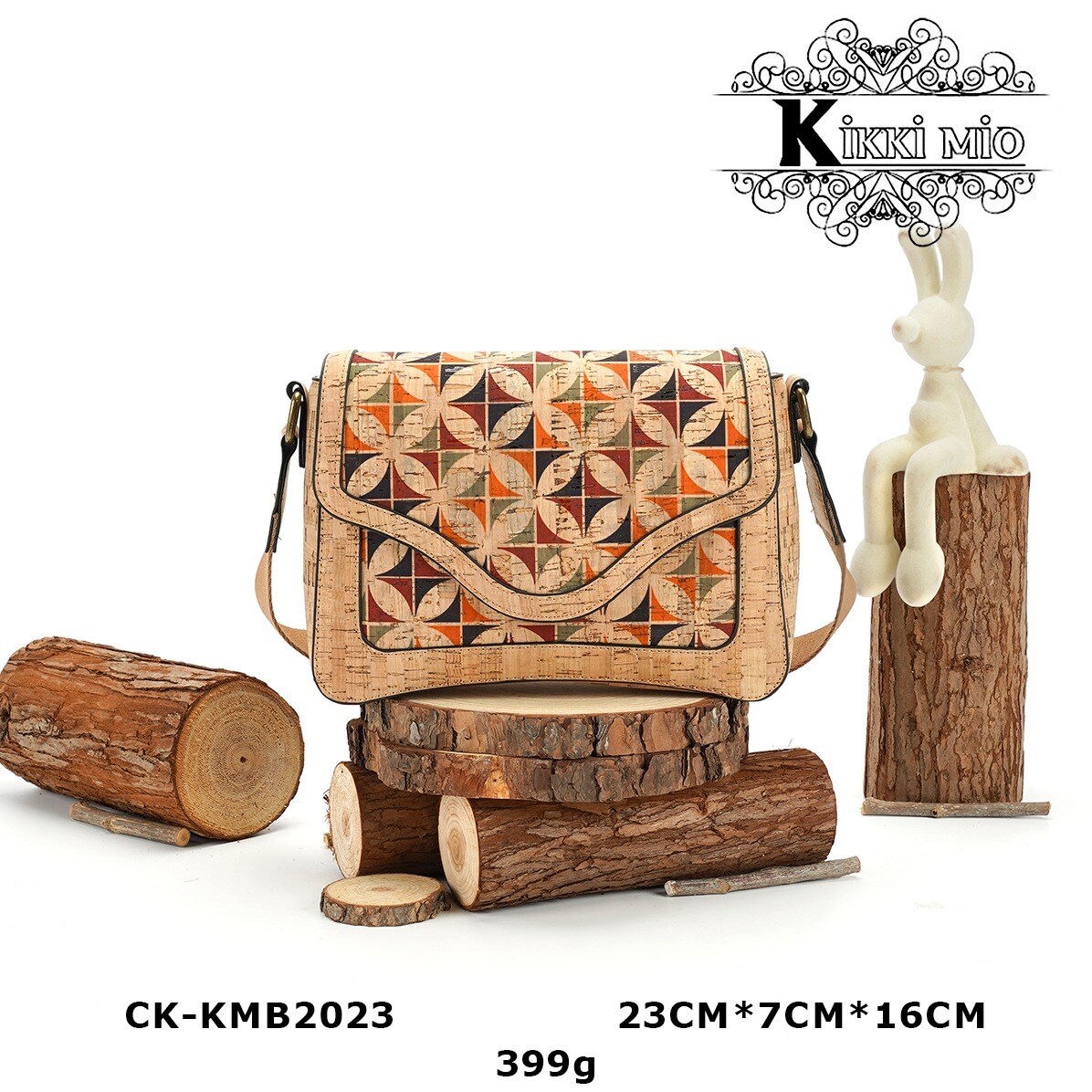 Grossista KIKKI MIO - BORSA A TRACOLLA IN SUGHERO