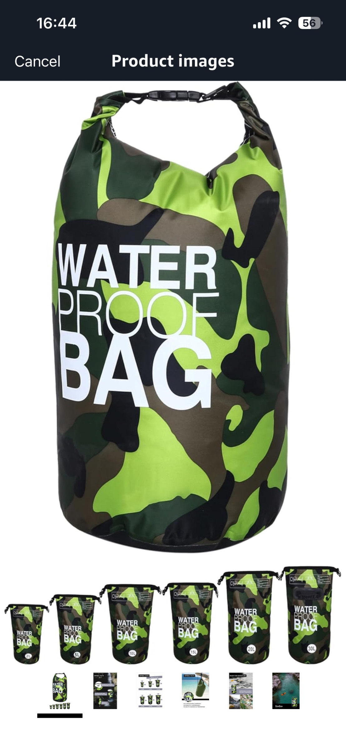 Großhändler KIKKI MIO - Wasserdichte Tasche, Dry Bag 5L 10L 15L 20L 30L mit verstellbarem Schultergurt für Strand, Wassersport, Wandern, Kajakfahren
