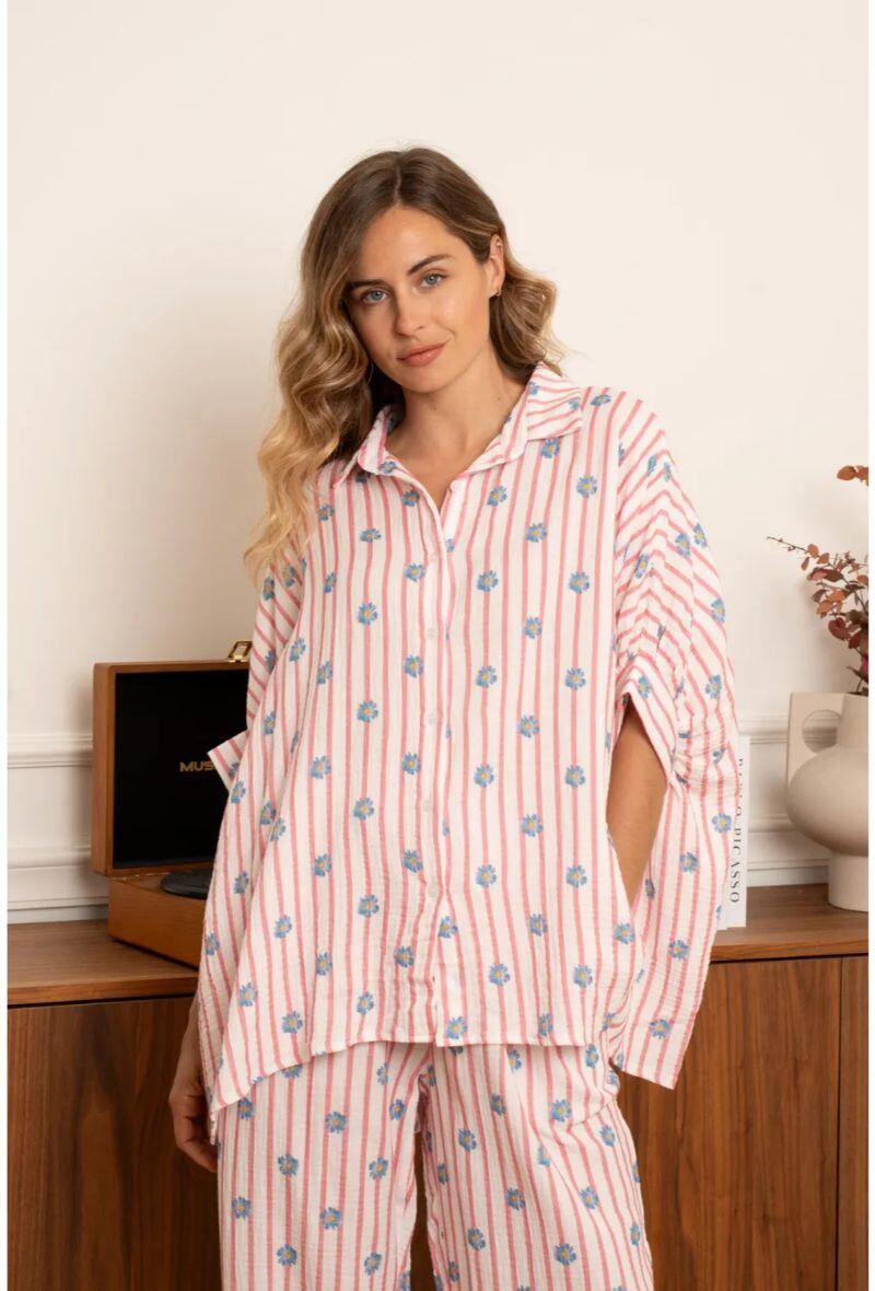 Lightweight shirt, 100% cotton, perfect for summer, made in China - Spring/Summer 2025 Collection.