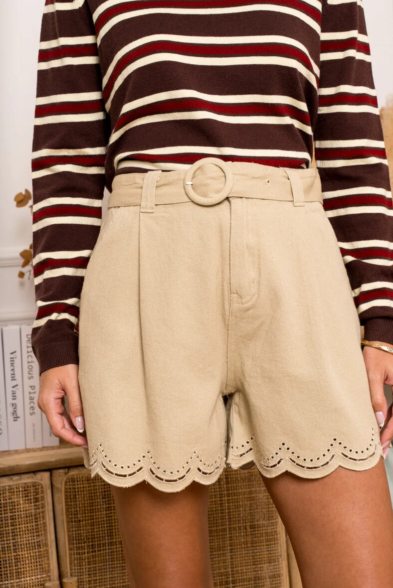 Lightweight cotton shorts for women, perfect for summer 2026, made in China. Ideal for the warm season.