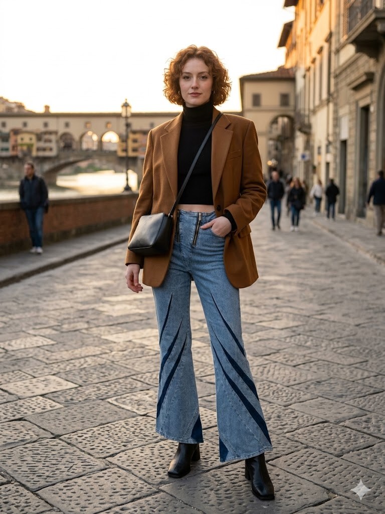 Grossista KIS₂ - PANTALONE IN JEANS PARTICOLARE CON ZIP E TASCHE CON LE TAGLIE