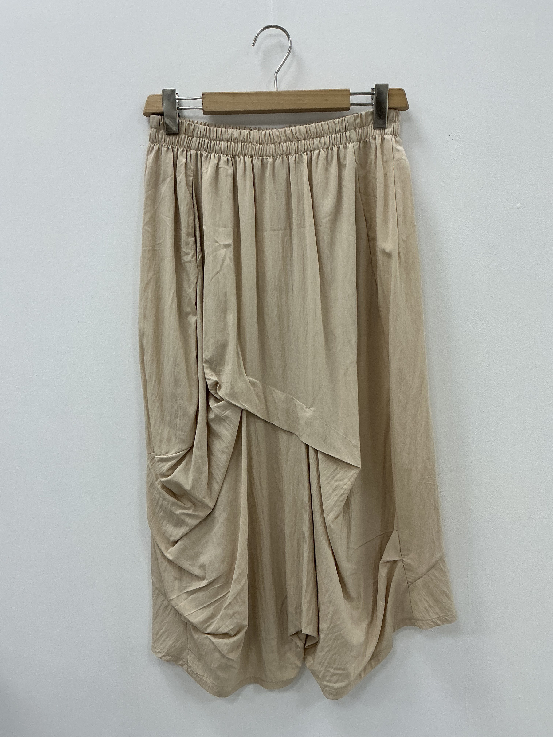 Wholesaler KIS₂ - CURVY WIDE PANTS COMFORTABLE FIT ELASTIC SOLID COLOR ONE SIZE