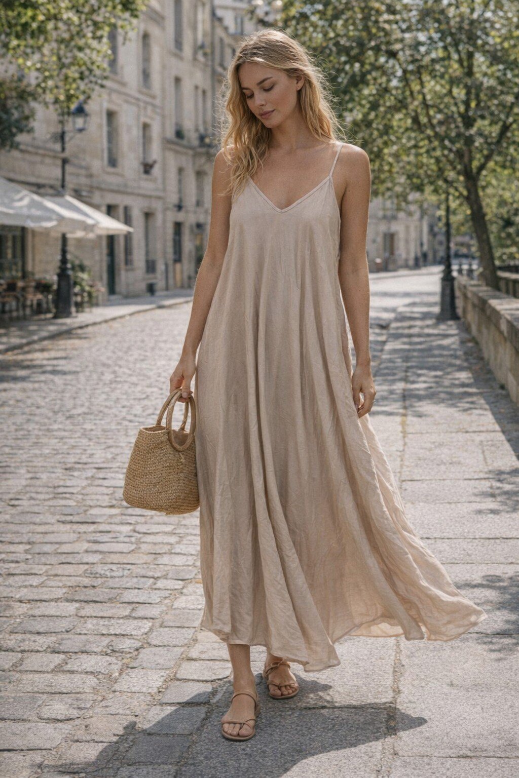 Wholesaler KIS₂ - LONG SLEEVELESS TANK DRESS SHINY SOLID COLOR ONE SIZE