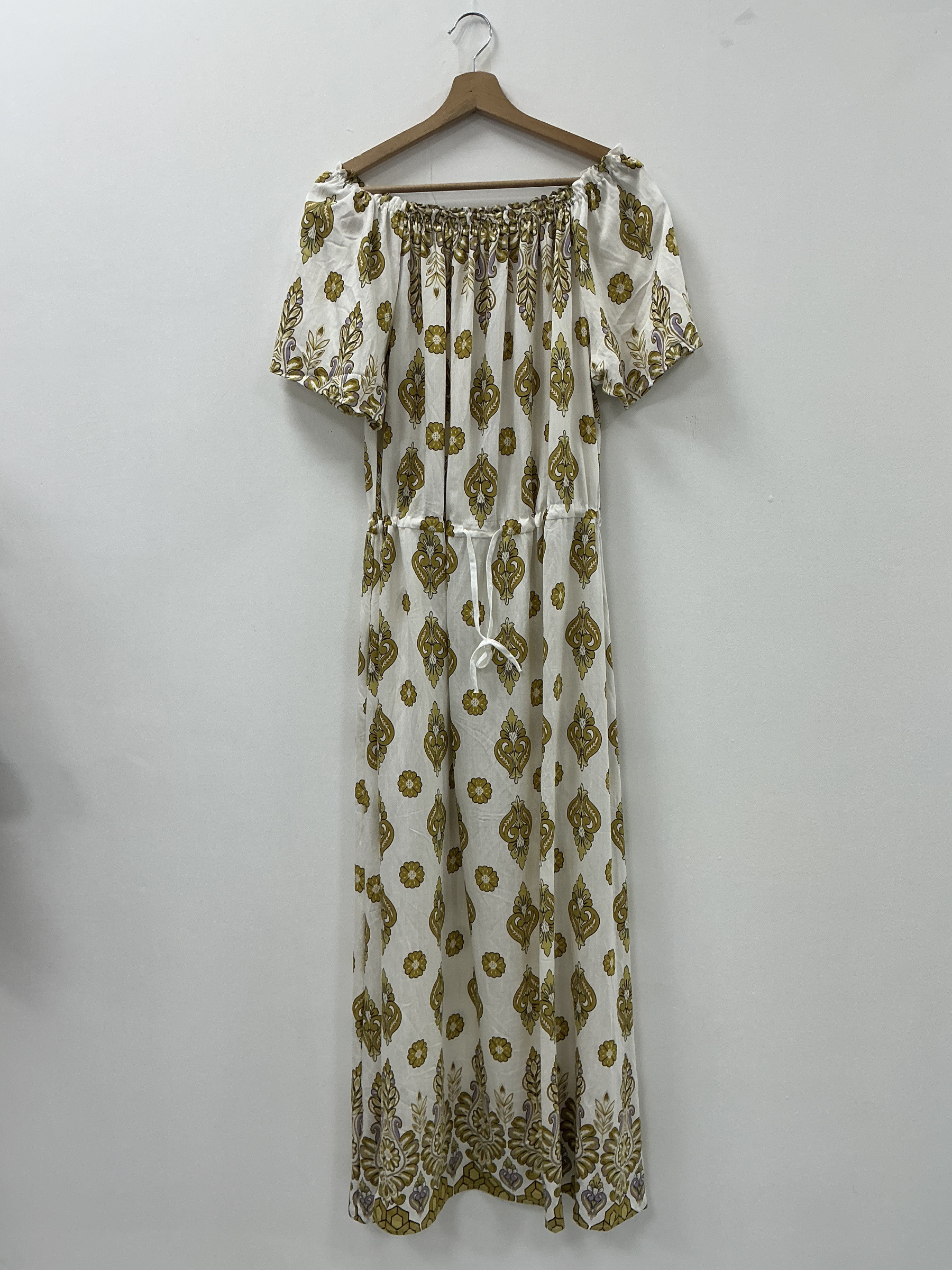 Wholesaler KIS₂ - LONG DRESS WITH SHORT SLEEVES AND LIGHT, COMFORTABLE PRINT ONE SIZE