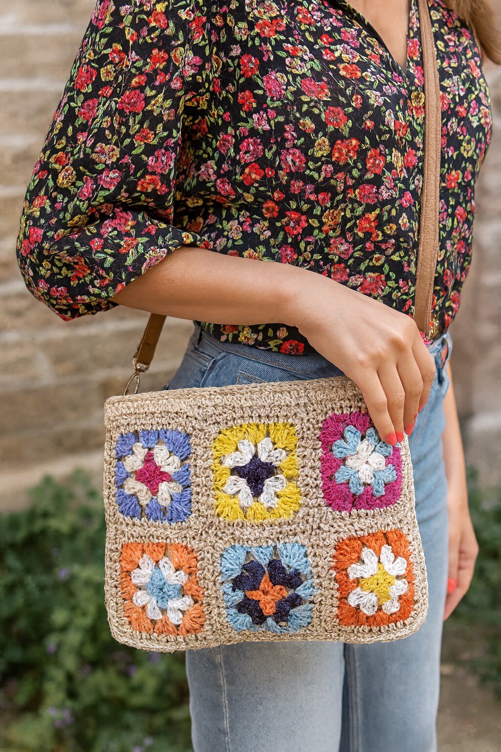 Mayorista KIS₂ - BOLSO PEQUEÑO DE PLAYA MULTICOLOR