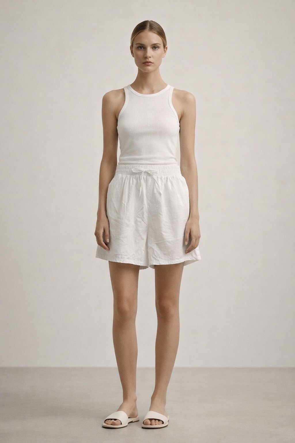 Wholesaler KIS₂ - LIGHT AND COOL SHORTS PERFECT FOR SUMMER ELASTIC SOLID COLOR ONE SIZE