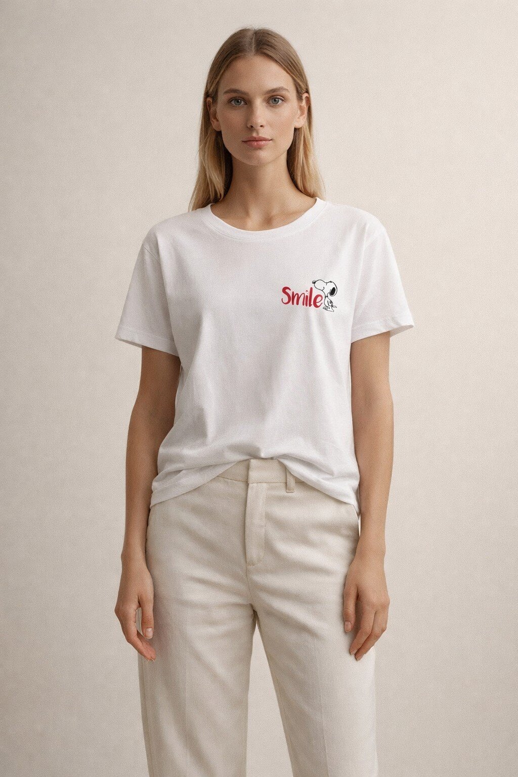 Wholesaler KIS₂ - COMFORTABLE PRINTED T-SHIRT WITH SHORT SLEEVES AND CREW NECK ONE SIZE