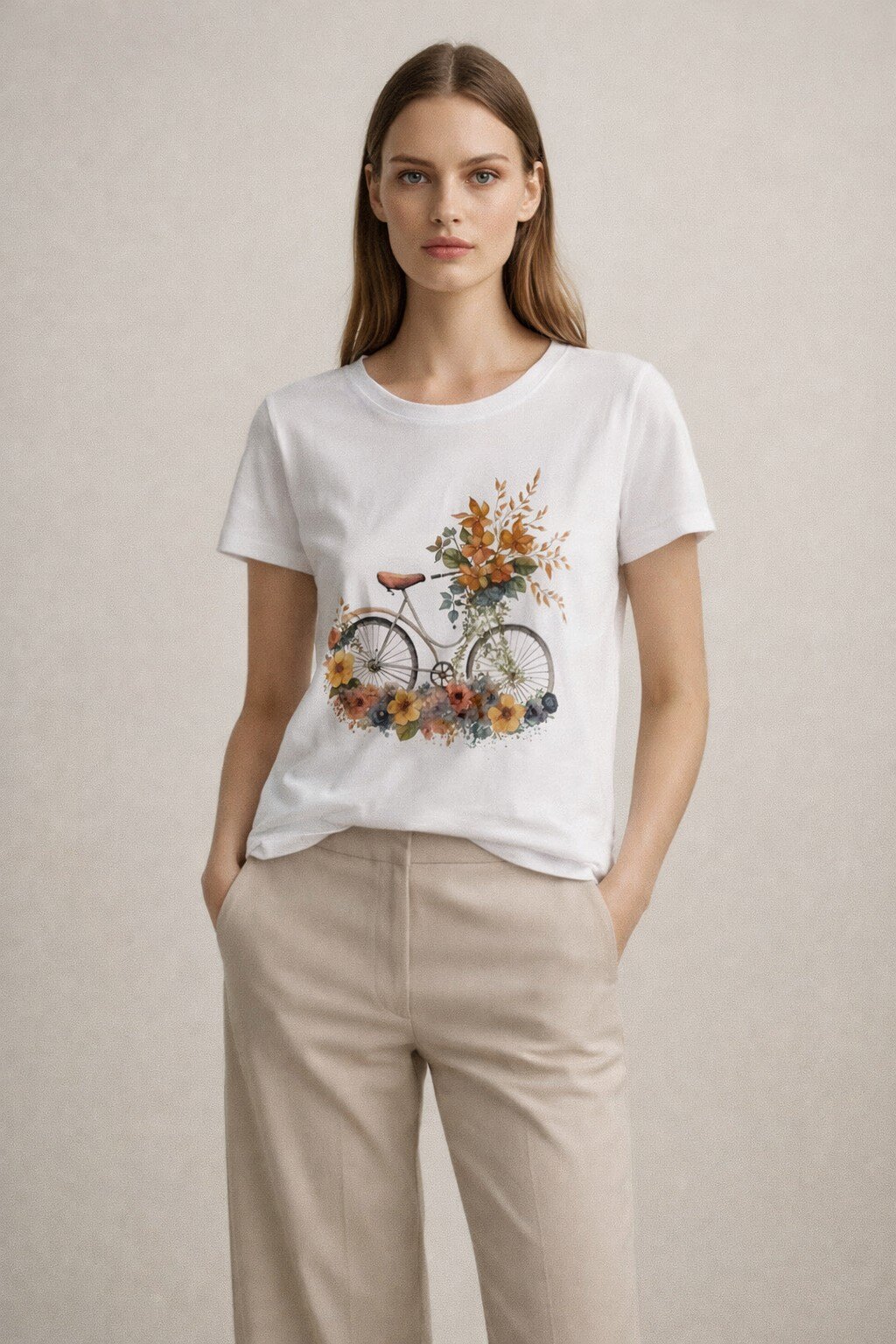 Wholesaler KIS₂ - COMFORTABLE PRINTED T-SHIRT WITH SHORT SLEEVES AND CREW NECK ONE SIZE