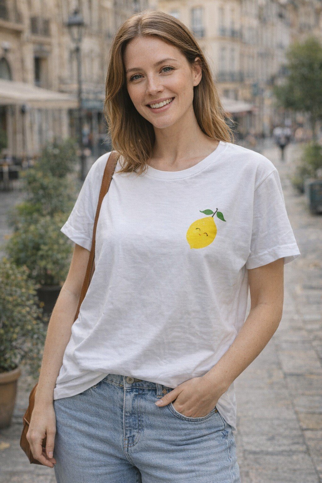 Grossista KIS₂ - TSHIRT OVERSIZE COMODA MANICA CORTA GIROCOLLO CON STAMPA TAGLIA UNICA