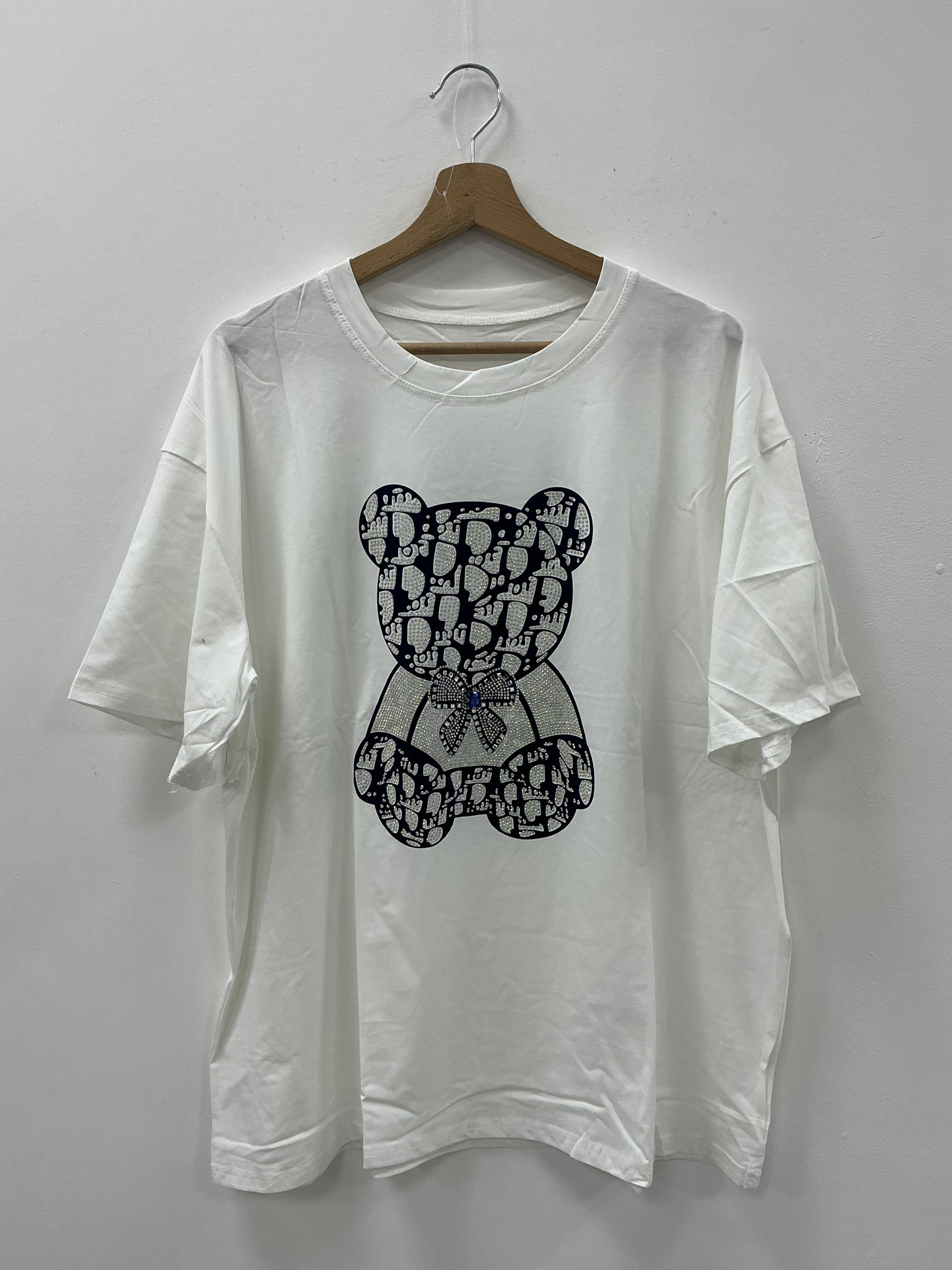 Mayorista KIS₂ - CAMISETA ESTAMPADA, MANGA CORTA, CUELLO REDONDO, TALLA ÚNICA