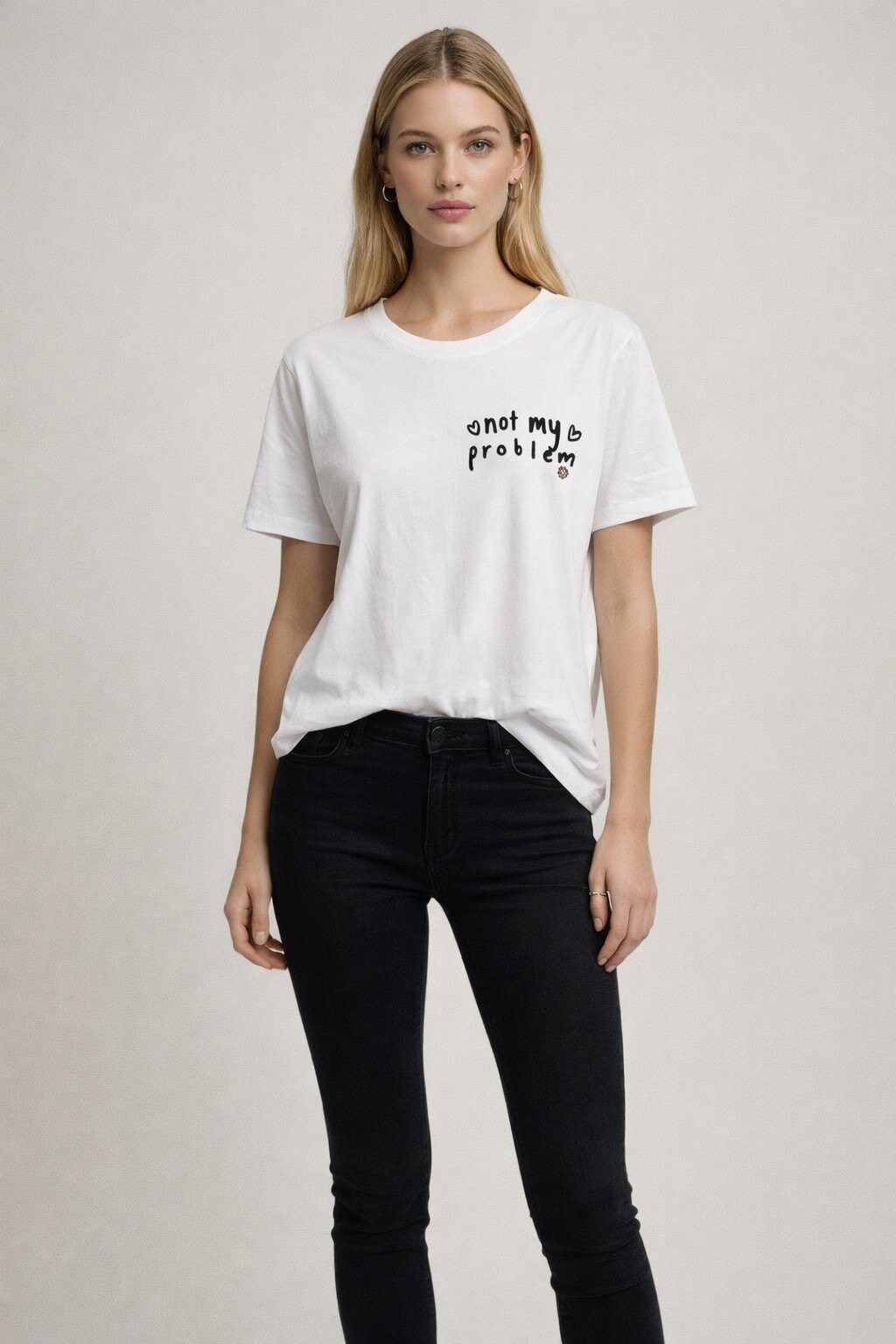 Wholesaler KIS₂ - COMFORTABLE PRINTED T-SHIRT WITH SHORT SLEEVES CREW NECK ONE SIZE