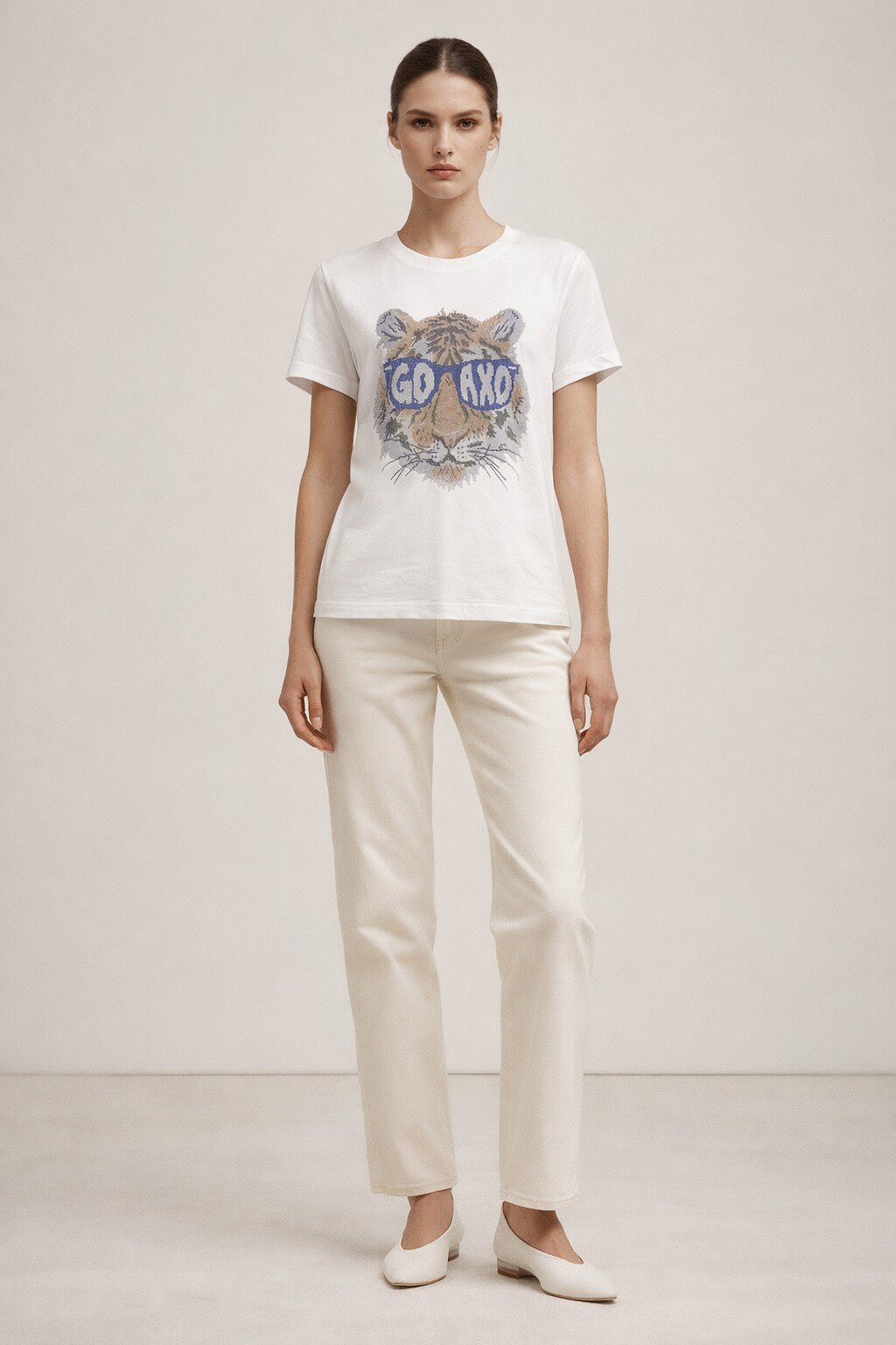 Grossiste KIS₂ - T-SHIRT IMPRIMÉE CONFORTABLE À MANCHES COURTES COL ROND TAILLE UNIQUE