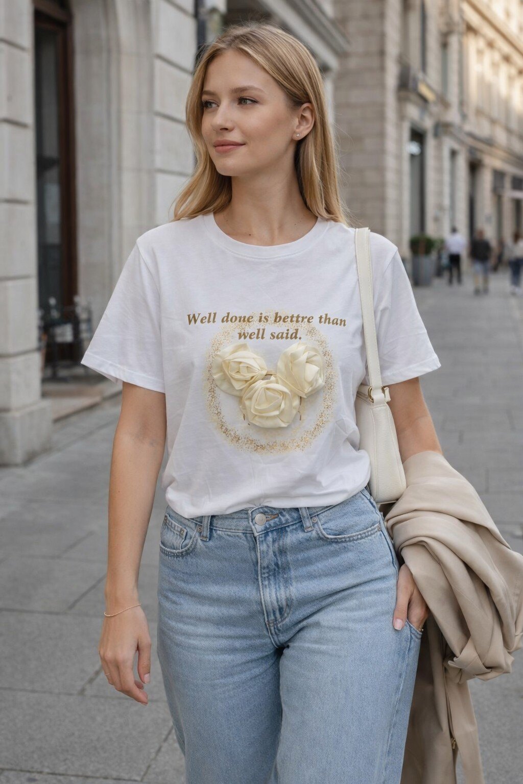Mayorista KIS₂ - CAMISETA CÓMODA DE MANGA CORTA CON ESTAMPADOS CUELLO REDONDO TALLA ÚNICA