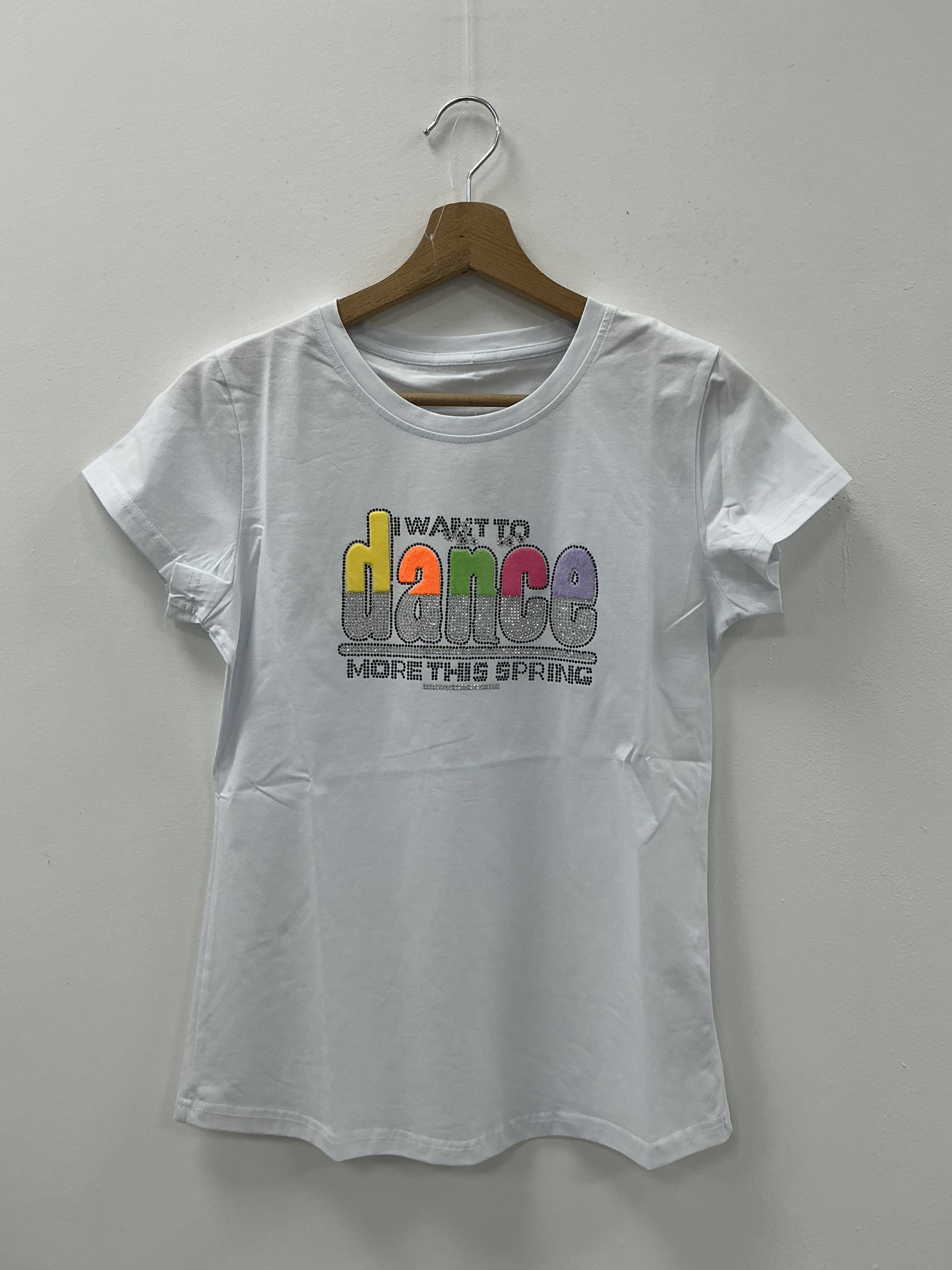 Mayorista KIS₂ - CAMISETA ESTAMPADA MANGA CORTA CUELLO REDONDO TALLA ÚNICA