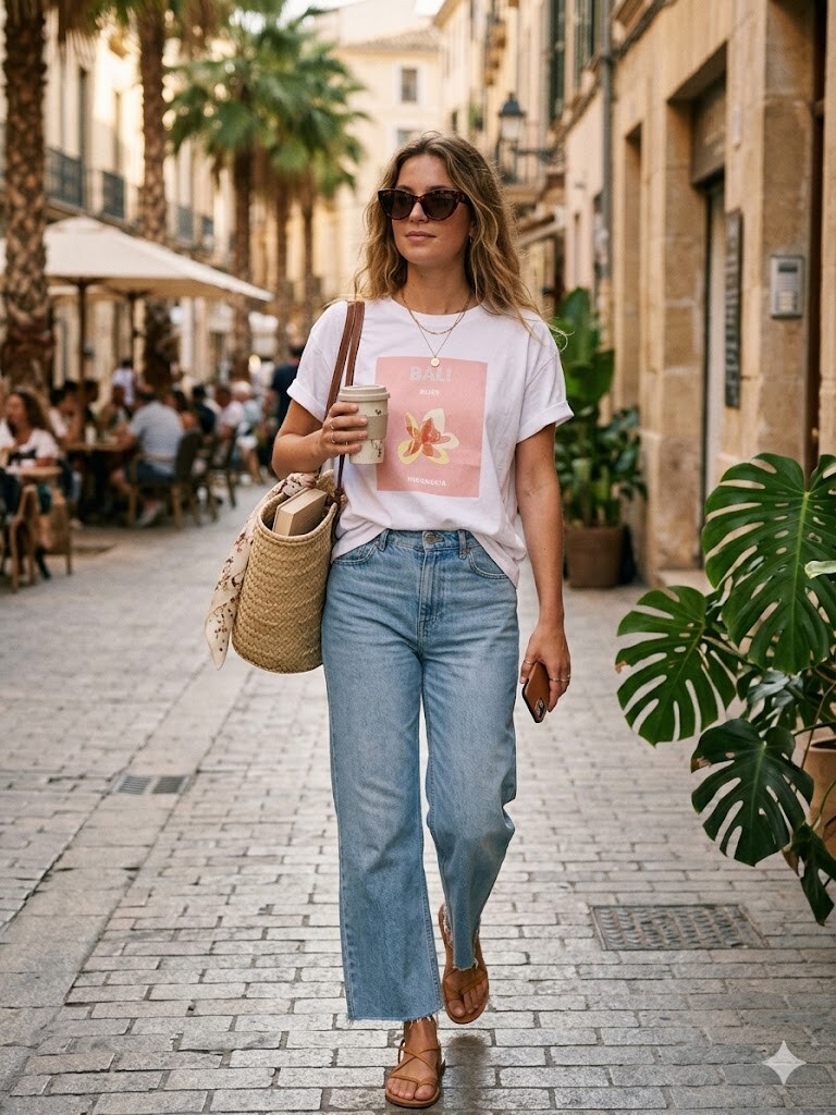 Wholesaler KIS₂ - WOMEN'S CREW NECK SHORT SLEEVE T-SHIRT ONE SIZE WITH PRINT