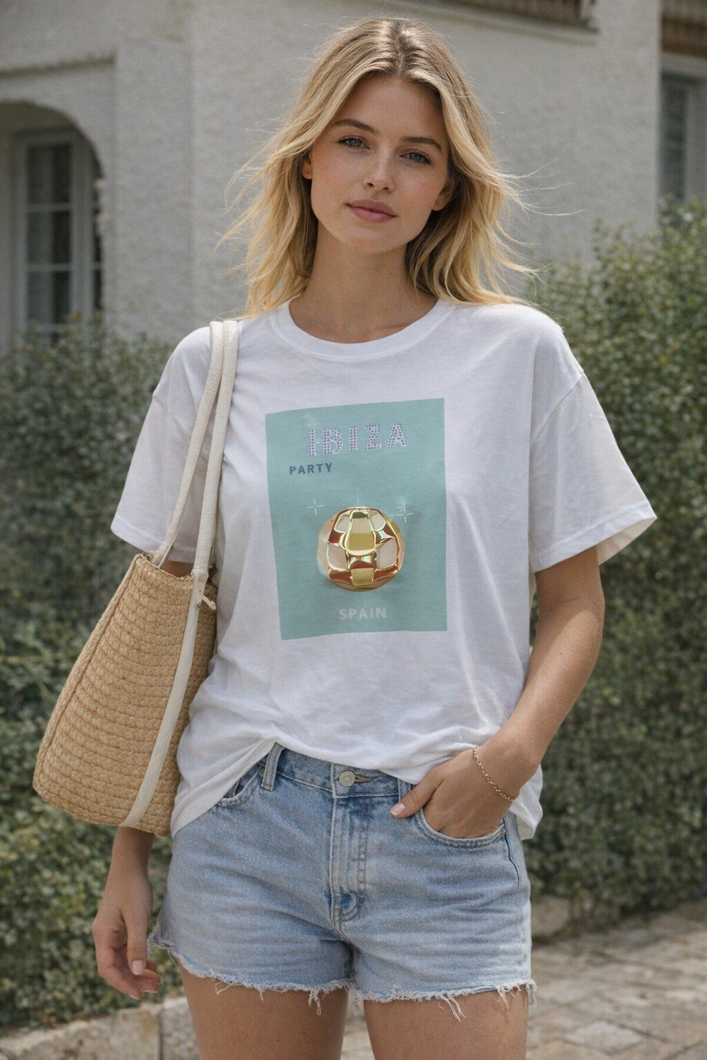 Wholesaler KIS₂ - SHORT SLEEVE T-SHIRT WITH PRINT ONE SIZE