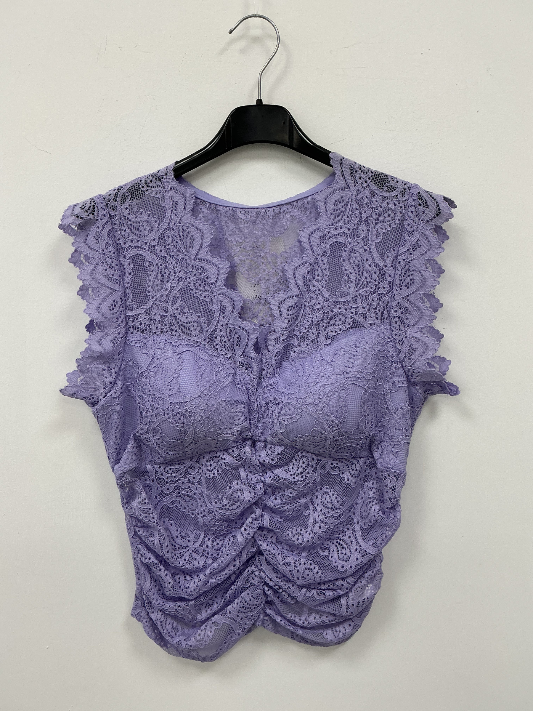 Grossista KIS₂ - TOP SENZA MANICA SCOLLO A V SEXY LEGGERA COMODA TINTA UNITA TAGLIA UNICA