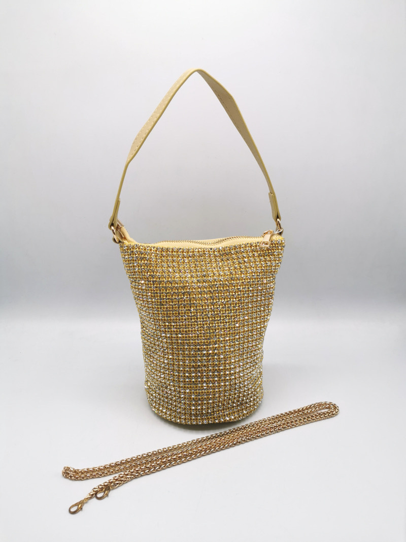 Grossiste KL - Pochette seau à Strass